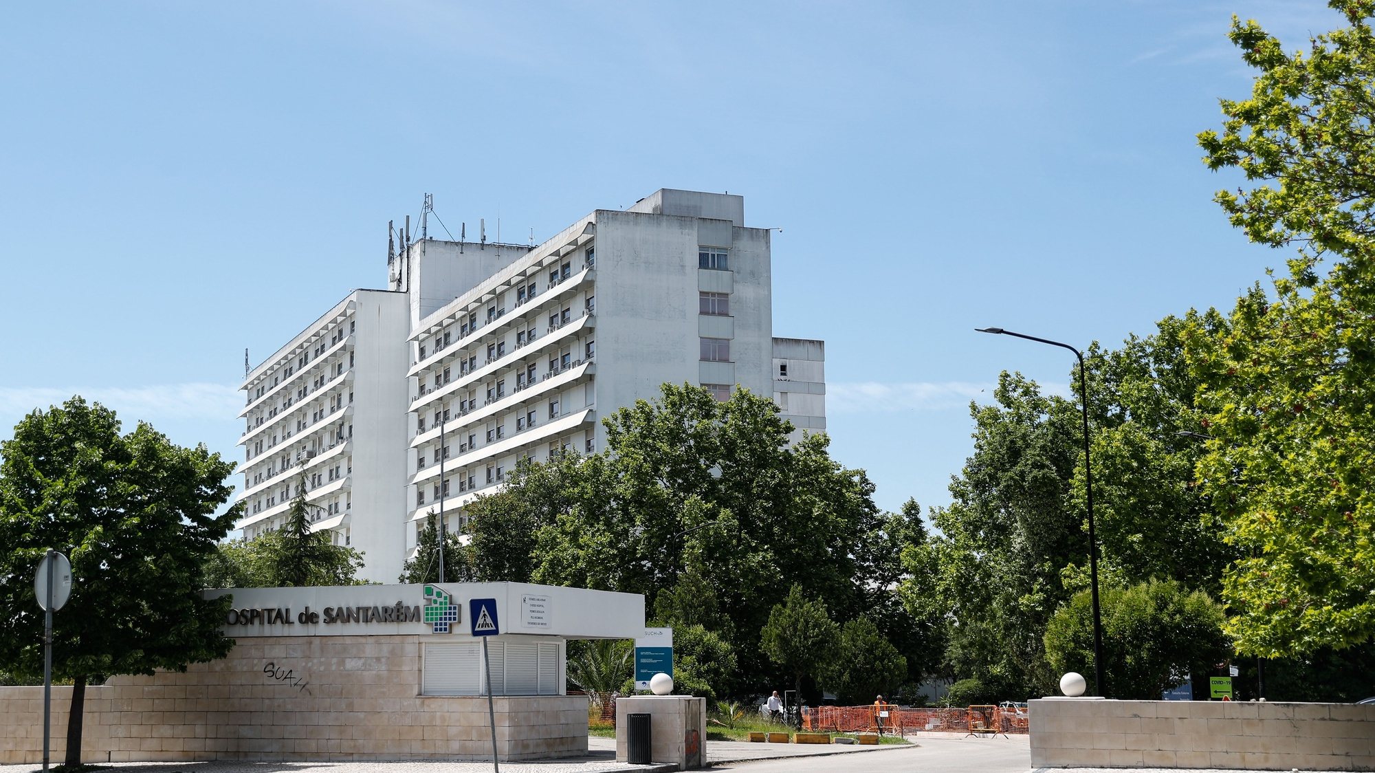 Hospital Distrital de Santarém, que manteve a funcionar o serviço de oncologia apesar das alterações realizadas no HDS para receber doentes covid-19 Santarém, 21 de maio de 2020.ANTÓNIO COTRIM/LUSA