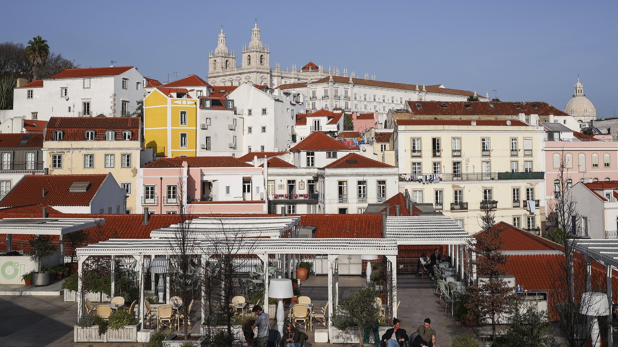 Vista da cidade de Lisboa, Lisboa, 30 de janeiro de 2024. ANTÓNIO COTRIM/LUSA