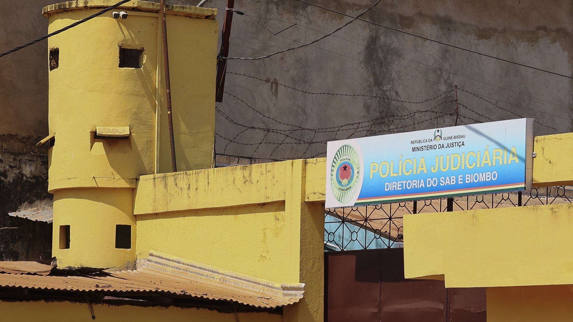 Polícia Judiciária, na Guiné-Bissau, em Bissau, 17  de novembro  de 2023. ANTÓNIO COTRIM/LUSA
