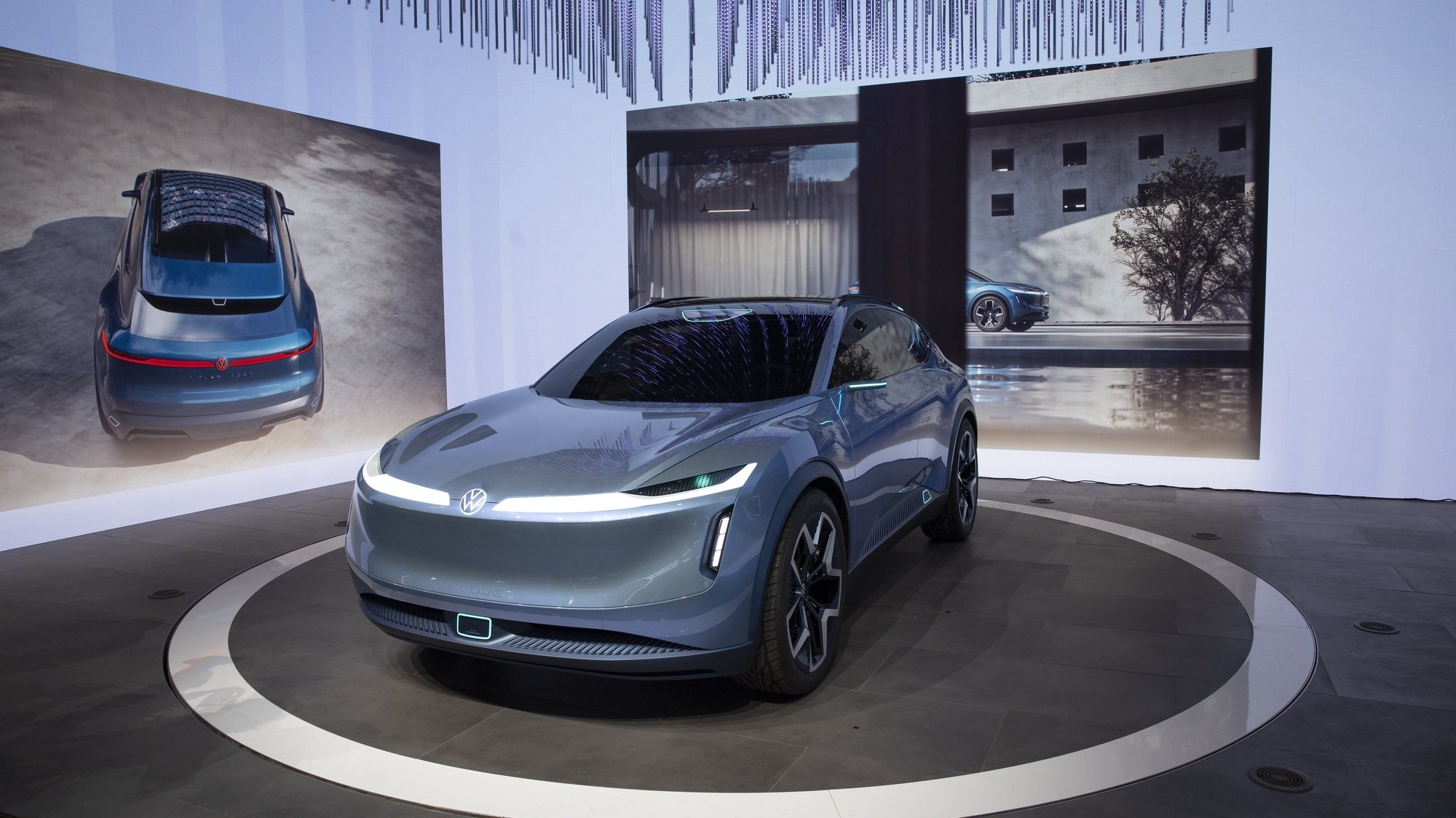 epa11299483 A Volkswagen ID Code is on display, during the opening day of 2024 Beijing International Automotive Exhibition in Beijing, China, 25 April 2024. 2024 Beijing International Automotive Exhibition will be held until 04 May.  EPA/ANDRES MARTINEZ CASARES