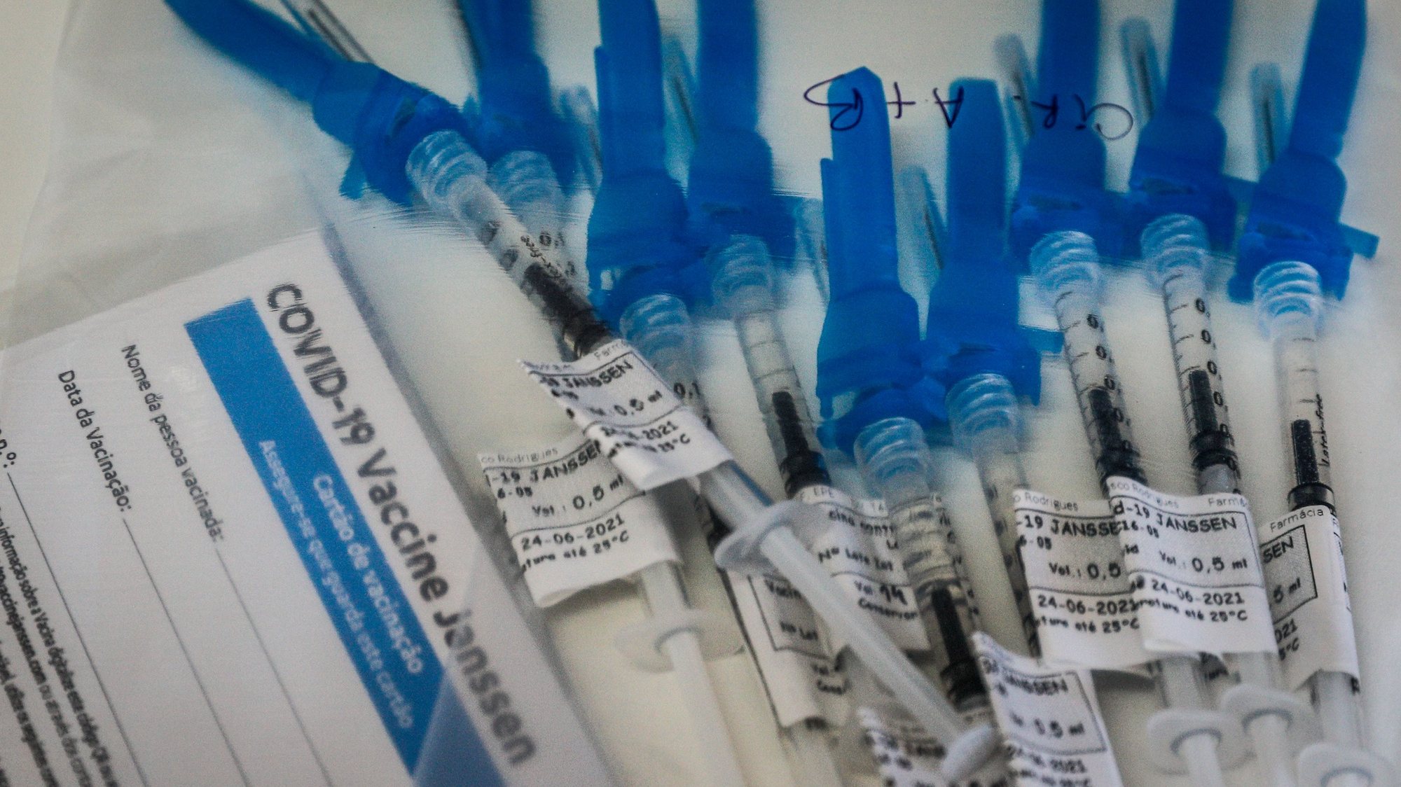 Vacinas contra a covid-19, que irão ser ministradas aos doentes internada no hospital Amadora/Sintra, Amadora, 24 de junho de 2021. ANTÓNIO COTRIM/LUSA