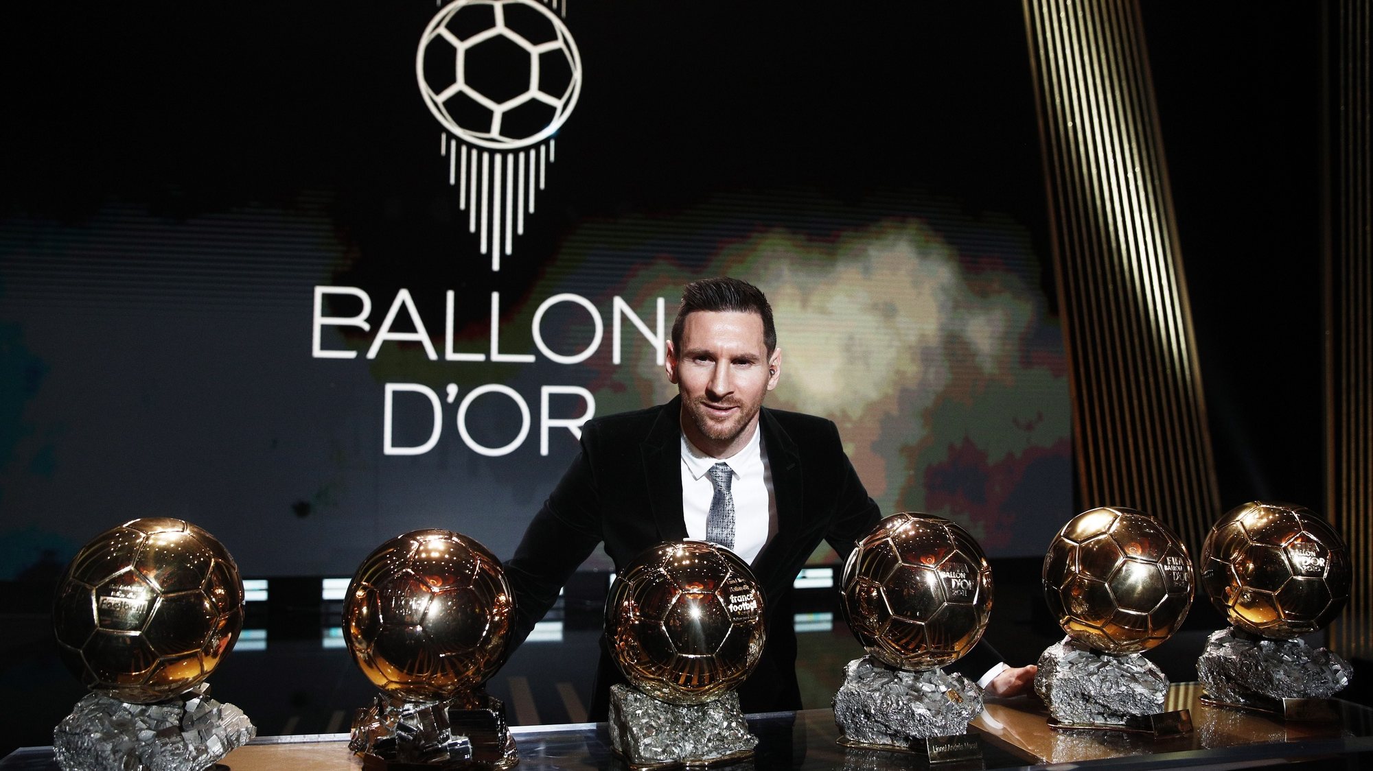 Vencedor de seis Bolas de Ouro, Lionel Messi