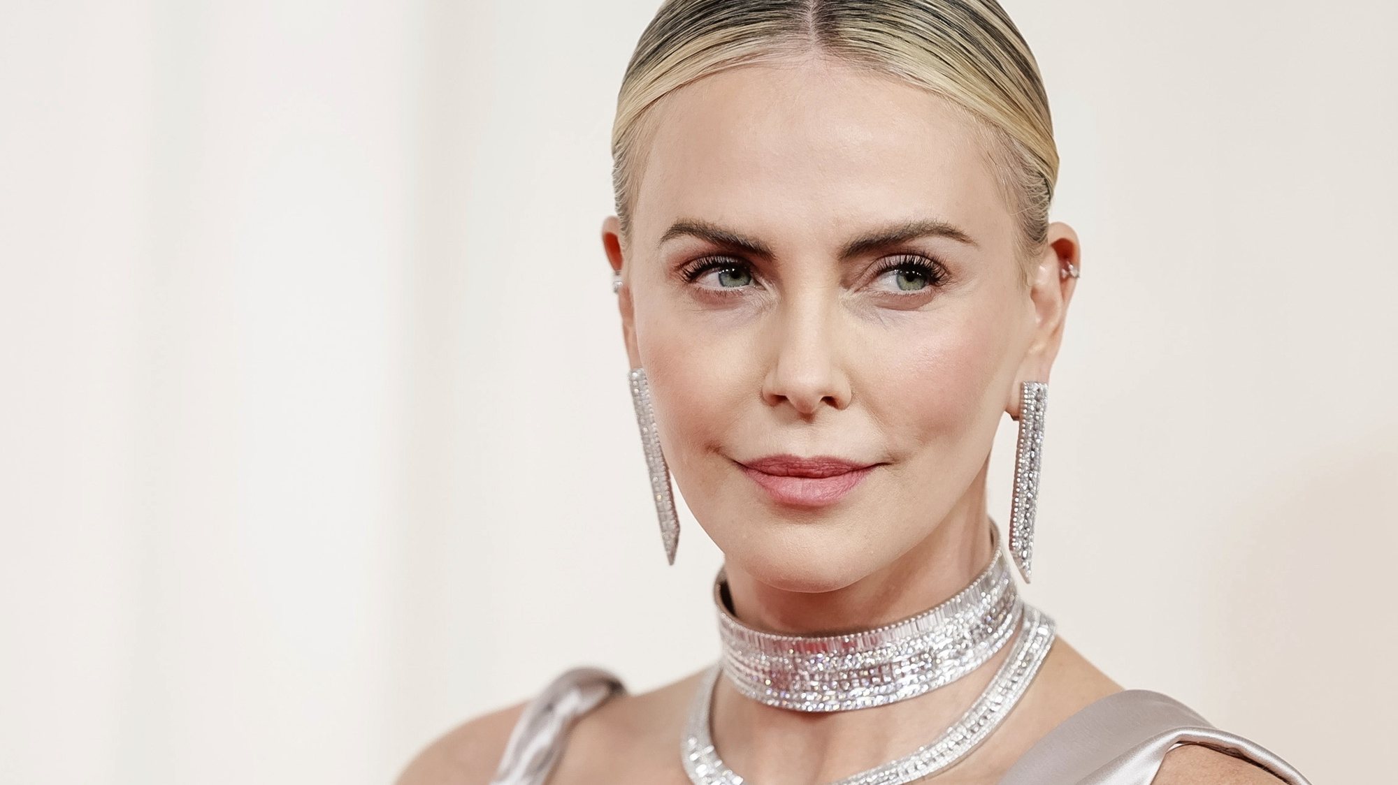 epa11212848 Charlize Theron arrives for the 96th annual Academy Awards ceremony at the Dolby Theatre in the Hollywood neighborhood of Los Angeles, California, USA, 10 March 2024. The Oscars are presented for outstanding individual or collective efforts in filmmaking in 23 categories.  EPA/ALLISON DINNER