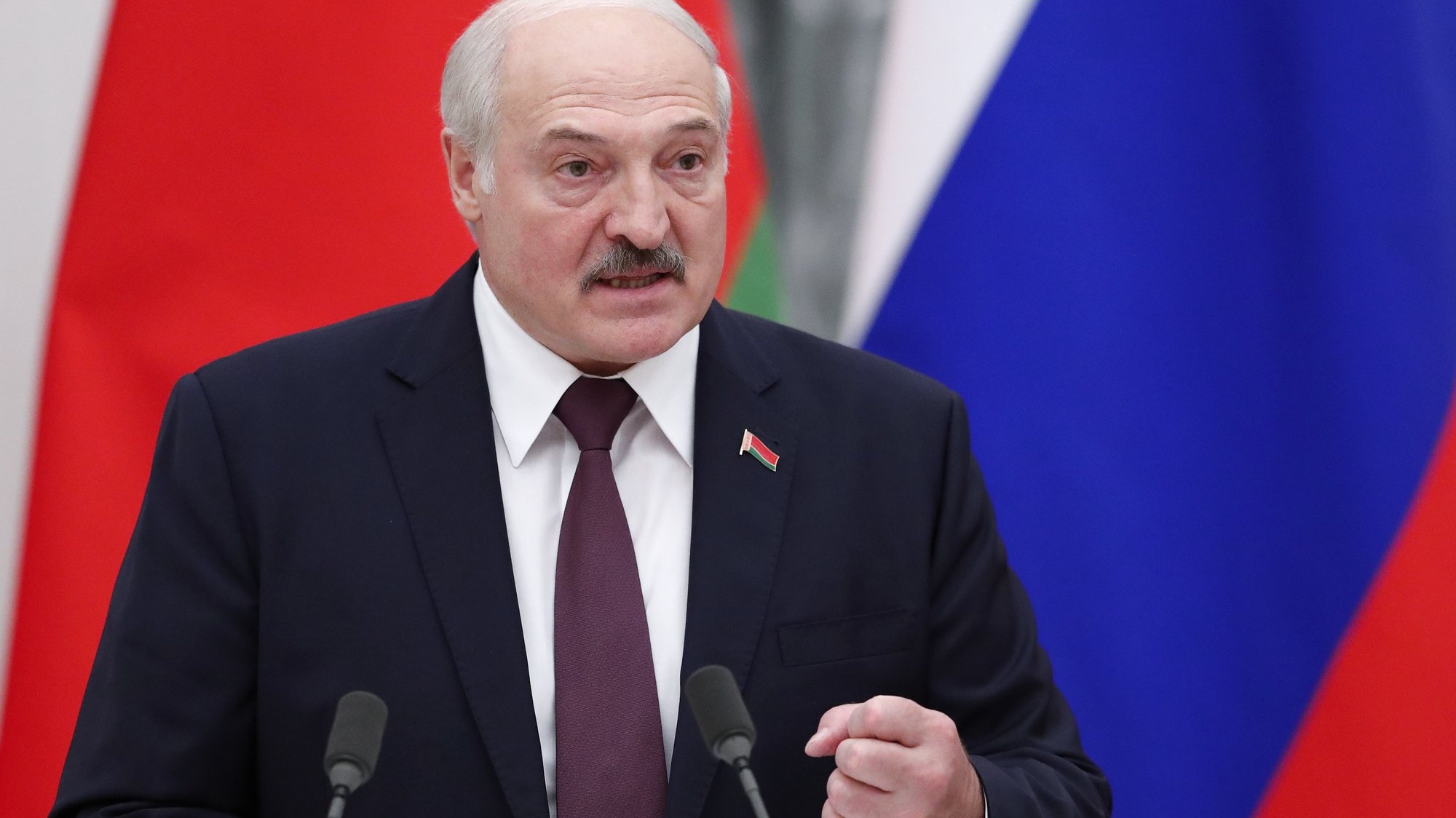 Presidente bielorrusso Alexander Lukashenko