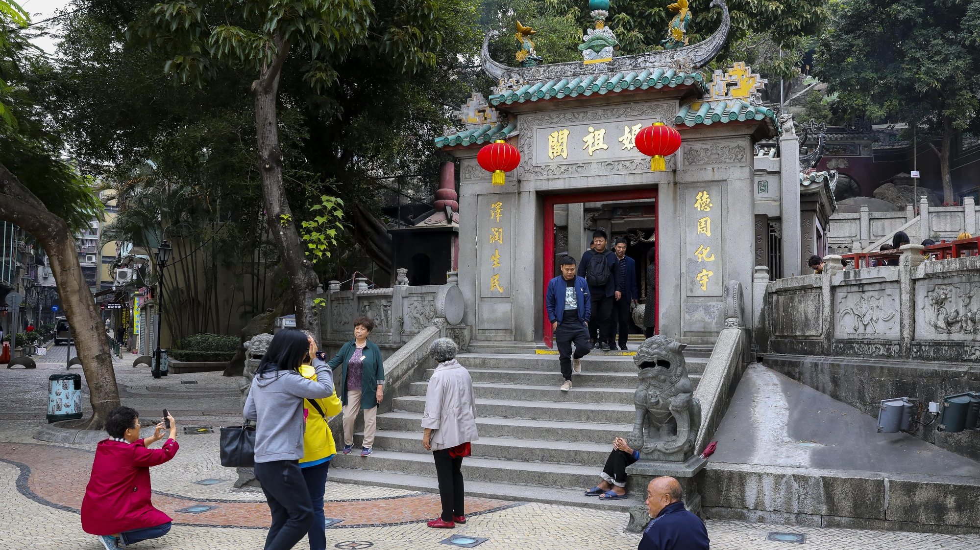 Templo de A-Má, Deusa protetora dos navegantes em Macau, China.17 de dezembro de 2019. JOÃO RELVAS/LUSA