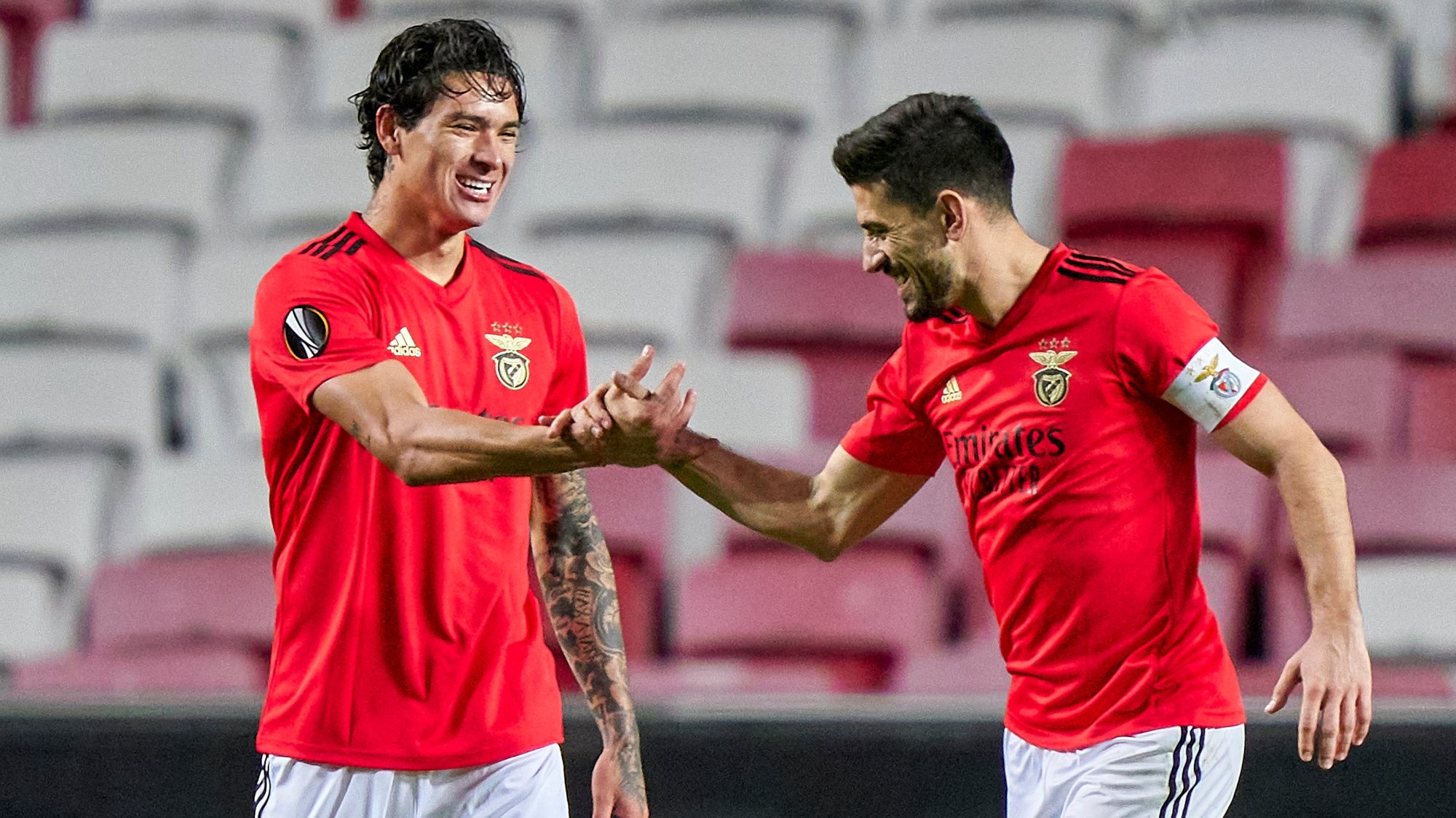 Darwin Núñez regressou à equipa com um golo após assistência de Pizzi, que também marcou na goleada do Benfica