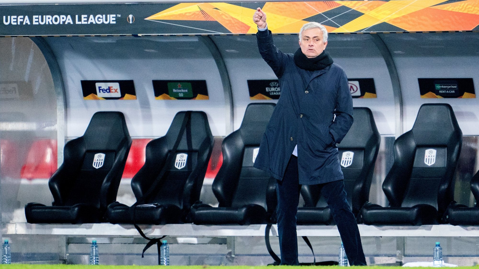 Mourinho reconheceu no final do encontro na Áustria que não ficou satisfeito com a exibição de alguns jogadores do Tottenham