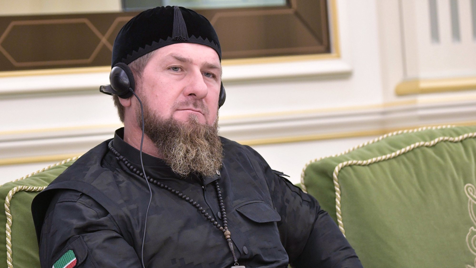 epa08436458 (FILE) Head of the Chechen Republic Ramzan Kadyrov attends a signing ceremony following Russian - Saudi Arabia&#039;s talks at the Saudi Royal palace in Riyadh, Saudi Arabia, 14 October 2019 (reissued 21 May 2020). According to media reports on 21 May 2020, Chechen leader Ramzan Kadyrov has flown to Moscow and is hospitalized with suspected coronavirus COVID-19 disease.  EPA/ALEXEY NIKOLSKY / SPUTNIK / KREMLIN POOL MANDATORY CREDIT *** Local Caption *** 55547761