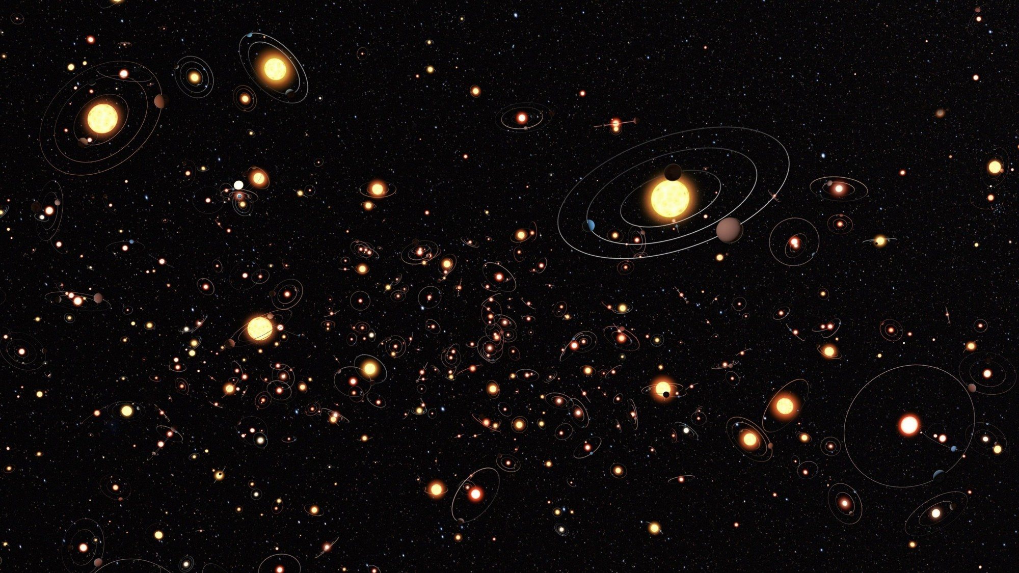 Na galáxia “Nuvem” a densidade de estrelas varia muito pouco em toda a sua extensão