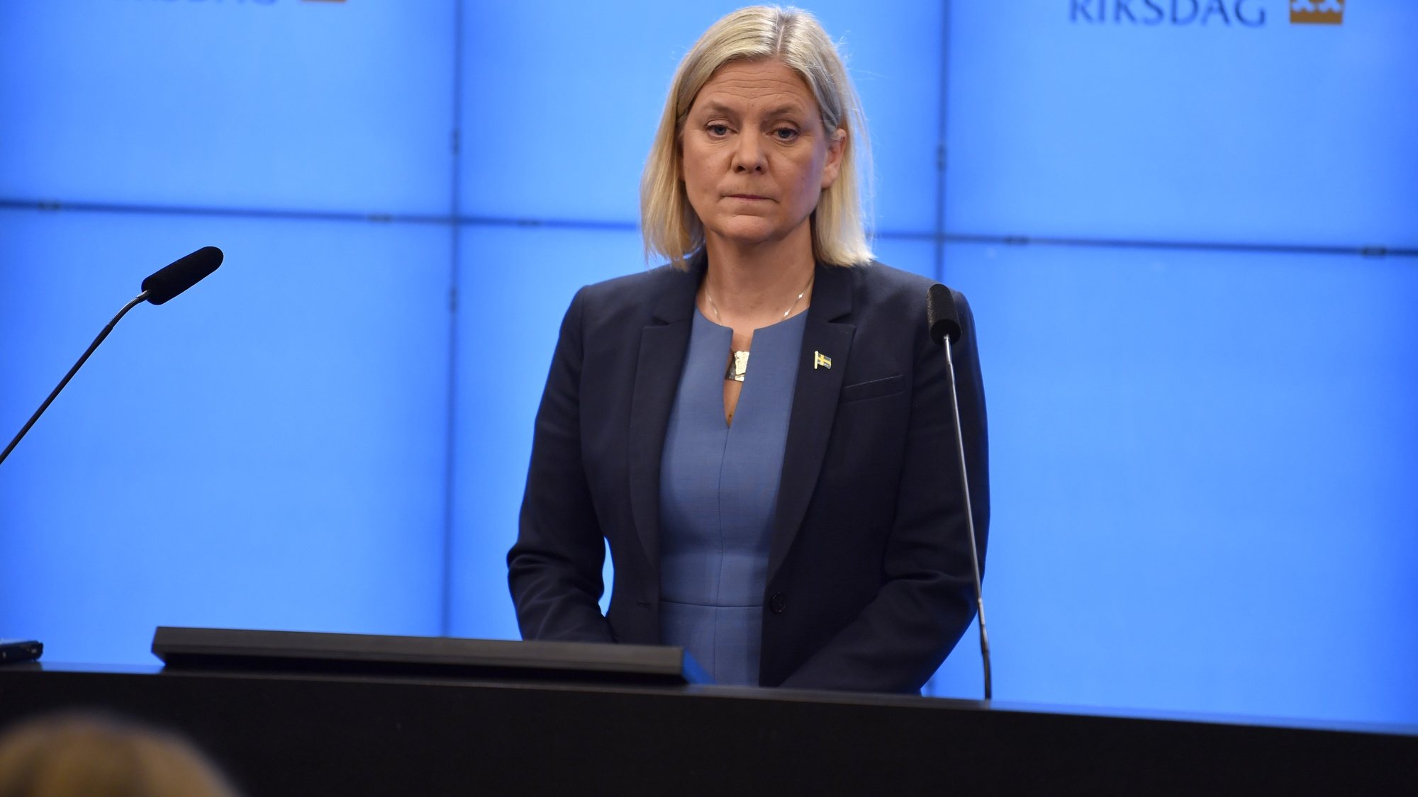 A primeia-ministra Magdalena Andersson