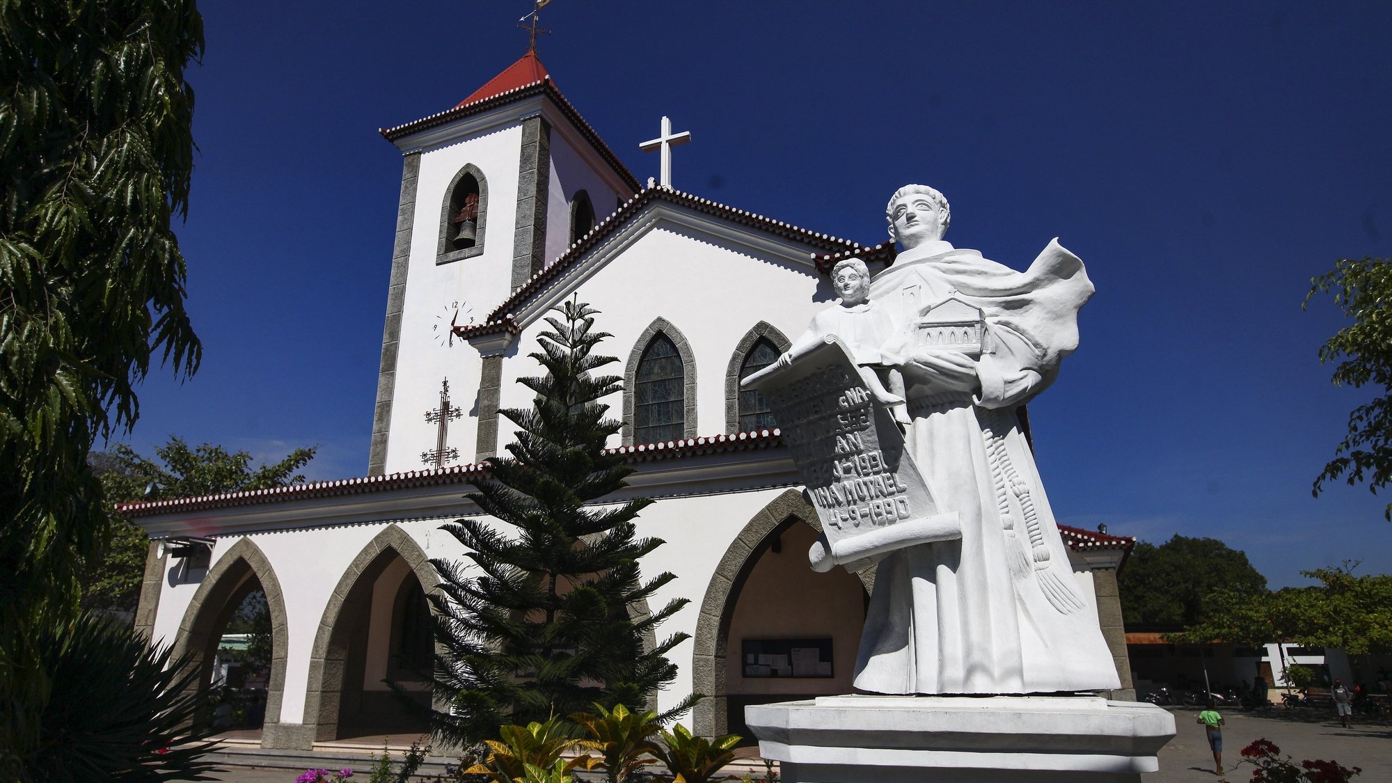 Igreja da paróquia de Santo António Motael, diocese de Díli, Timor-Leste, 20 de julho de 2017. NUNO VEIGA/LUSA