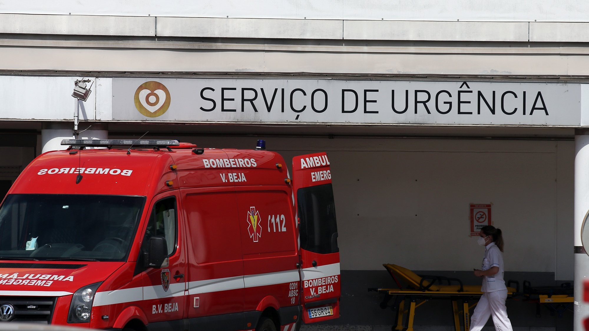 Serviço de urgências do hospital José Joaquim Fernandes, em Beja, 18 de maio de 2022. NUNO VEIGA/LUSA