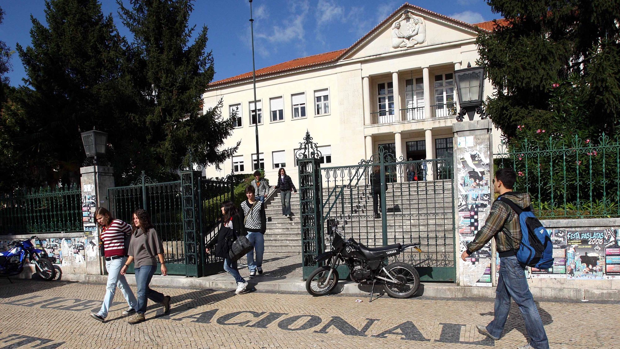 Escola Secundária Infanta D. Maria, em Coimbra, que obteve a classificação de melhor escola pública do país, 29 de Outubro de 2008. PAULO NOVAIS/LUSA