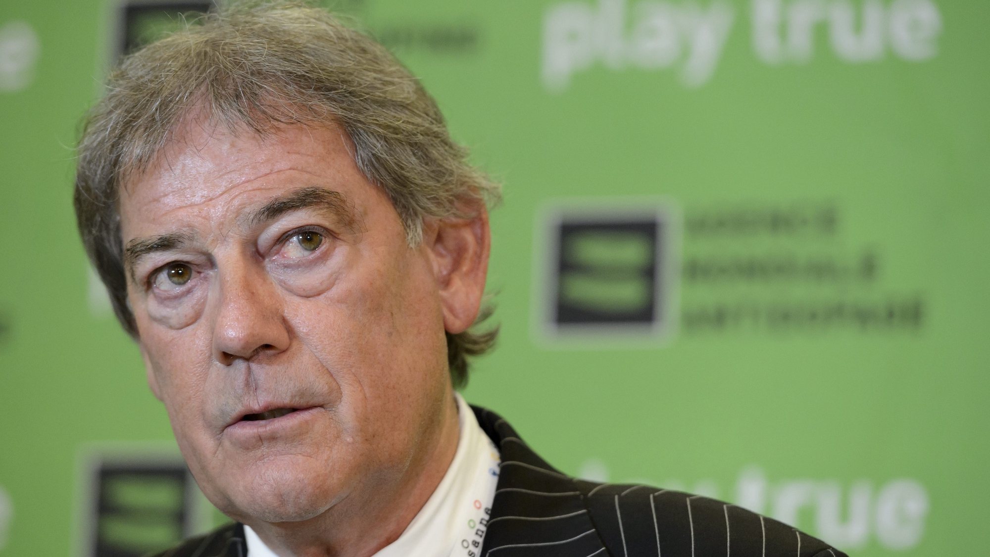 epa05211188 David Howman, from New Zealand, Director General of the WADA speaks during a press conference during the WADA Symposium for Anti-Doping Organizations (ADOs), in Lausanne, Switzerland, 14 March 2016.  EPA/LAURENT GILLIERON