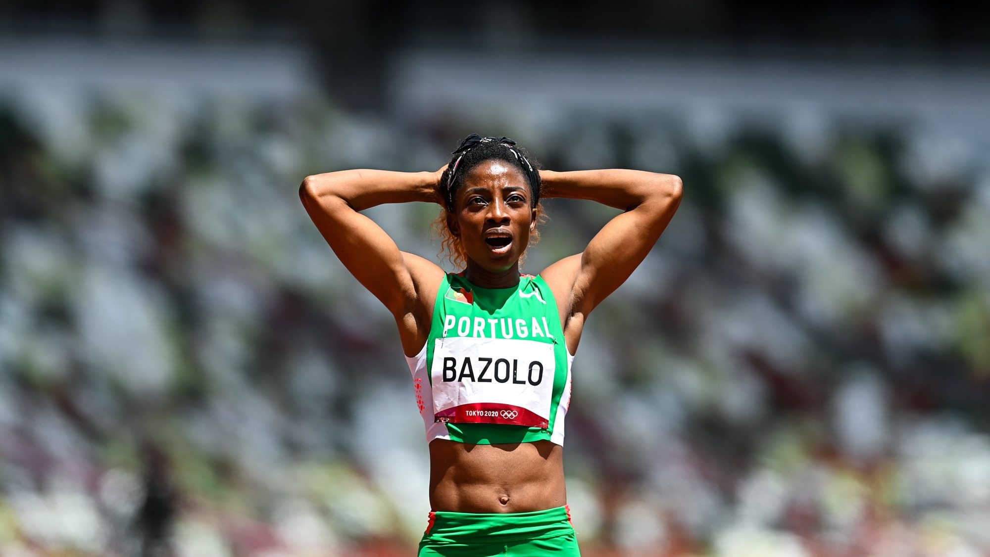 Lorene Bazolo ficou muito satisfeita com a zona da curva mas admite que podia ter feito mais na reta nas meias dos 200 metros