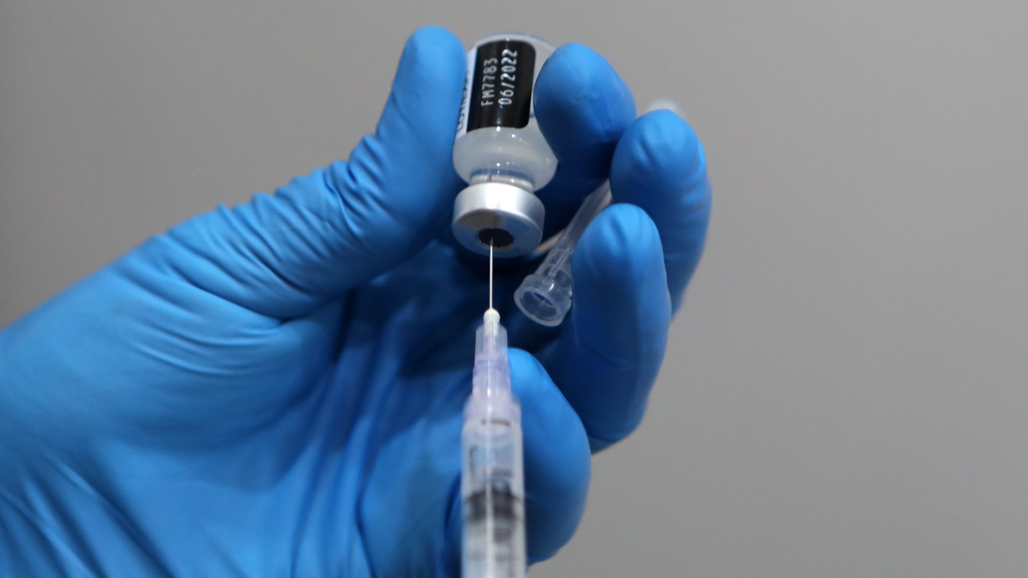 Uma vacina da Pfizer contra a Covid-19