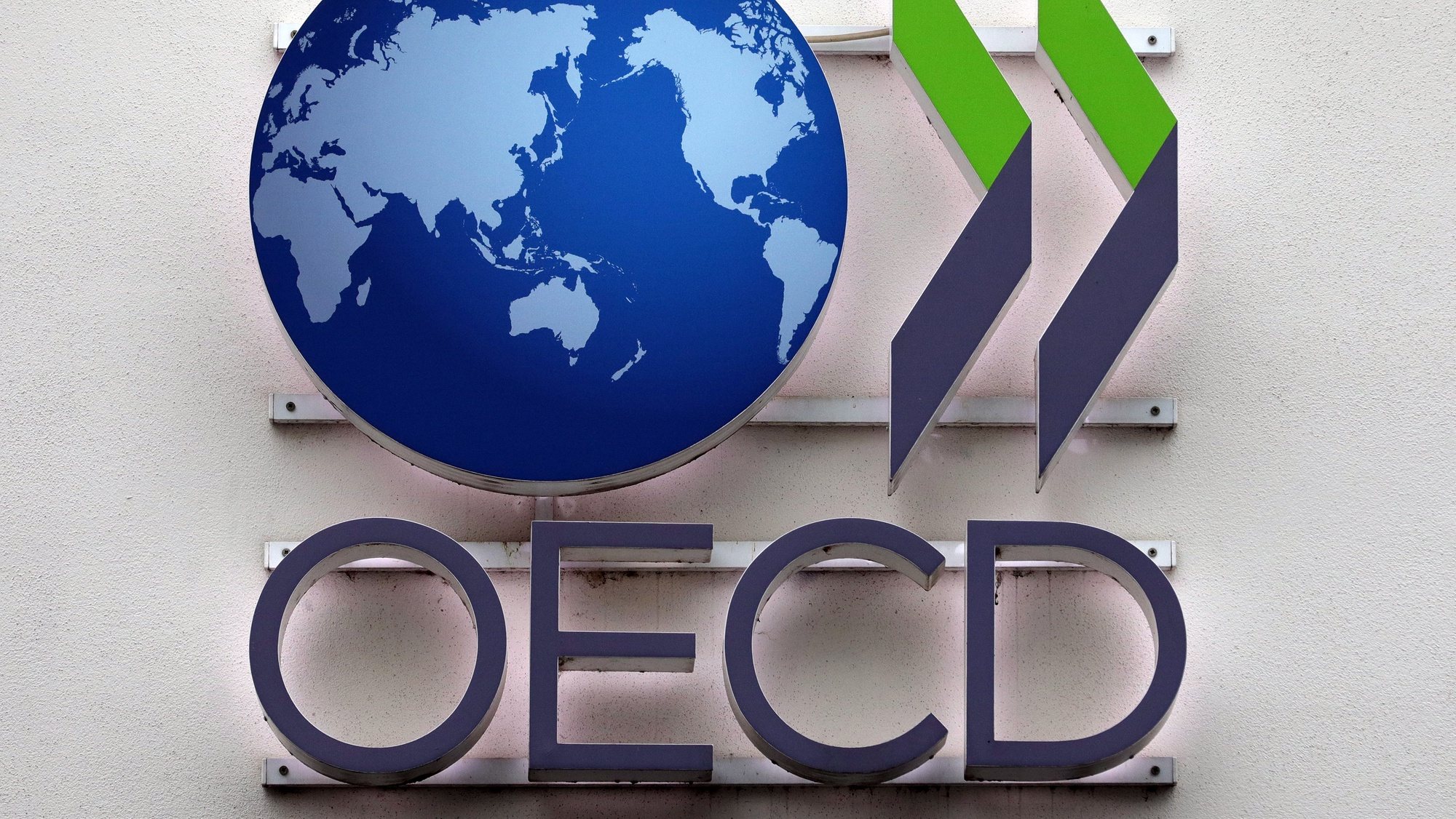O logotipo da OCDE