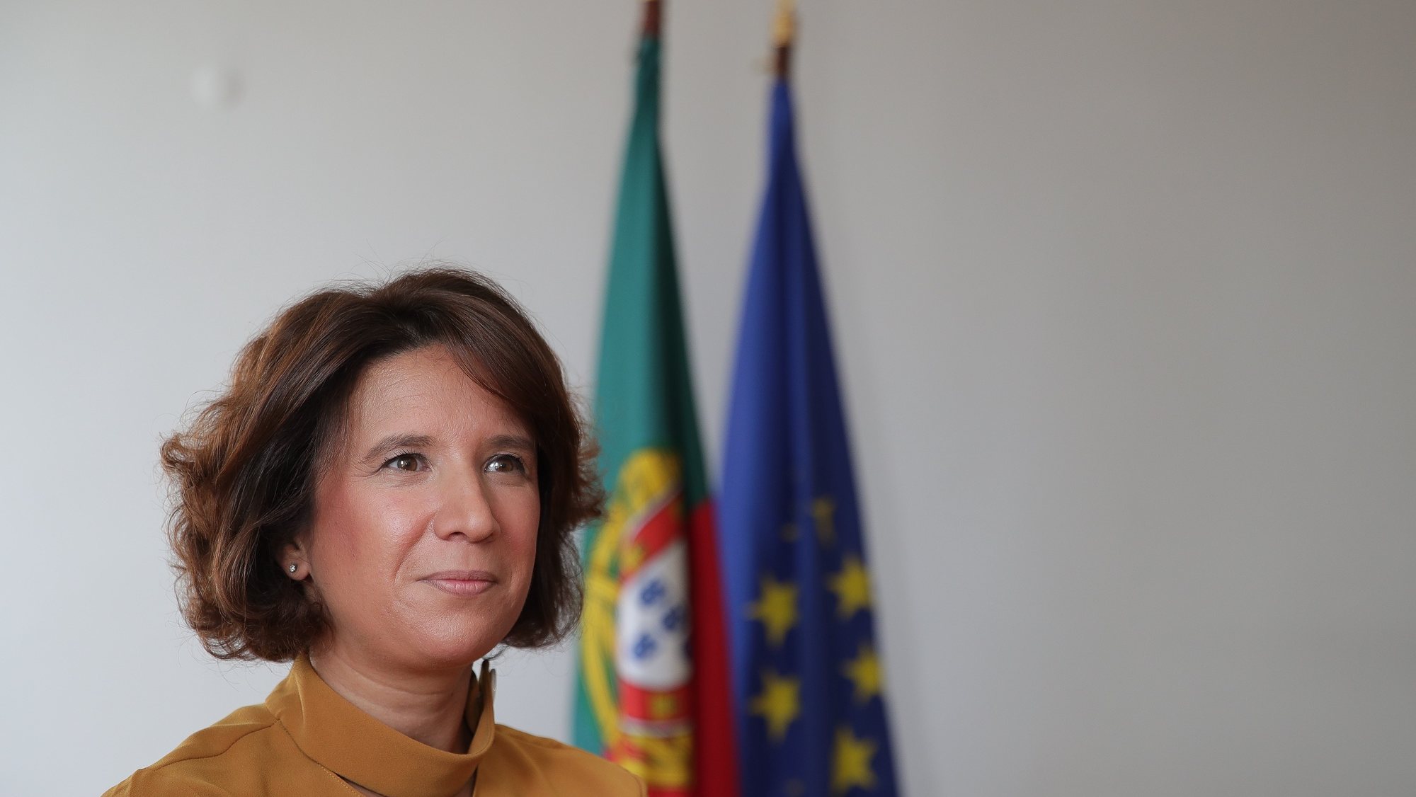 A secretária de Estado do Turismo, Rita Marques, durante uma entrevista à Lusa, no Ministério da Economia, em Lisboa, 30 de setembro de 2020. (ACOMPANHA TEXTO DO DIA 2 DE OUTUBRO DE 2020) MÁRIO CRUZ/LUSA