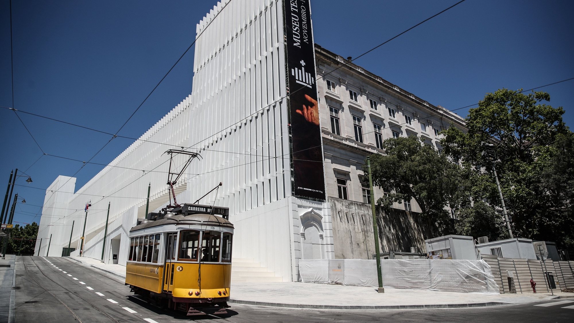 Nova ala do Palácio Nacional da Ajuda onde existirá o Museu do Tesouro Real, em Lisboa, 7 de junho de 2021. MÁRIO CRUZ/LUSA