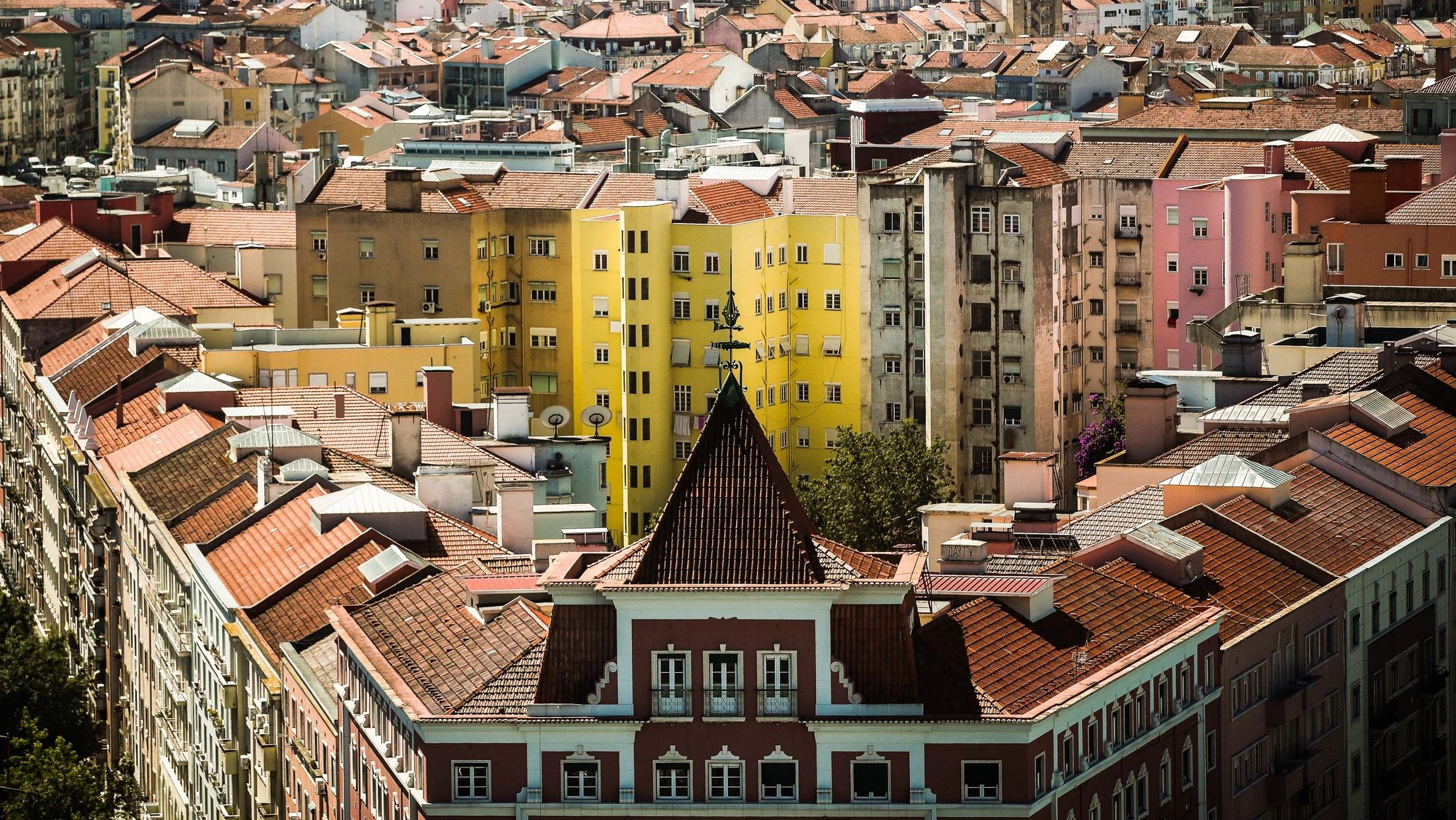 Edifícios de habitação em Lisboa, 2 de julho de 2021. MÁRIO CRUZ/LUSA