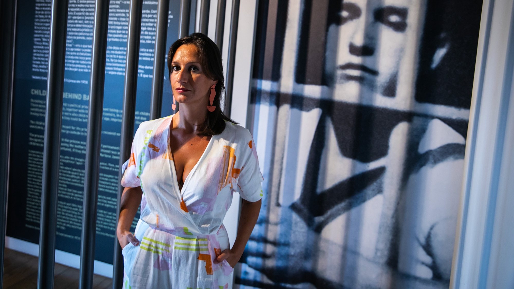 A diretora do Museu do Aljube - Resistência e Liberdade, Rita Rato, em entrevista à Agência Lusa, no Museu do Aljube, em Lisboa, 25 de agosto de 2021. (ACOMPANHA TEXTO DE 28/08/21)  JOSÉ SENA GOULÃO/LUSA