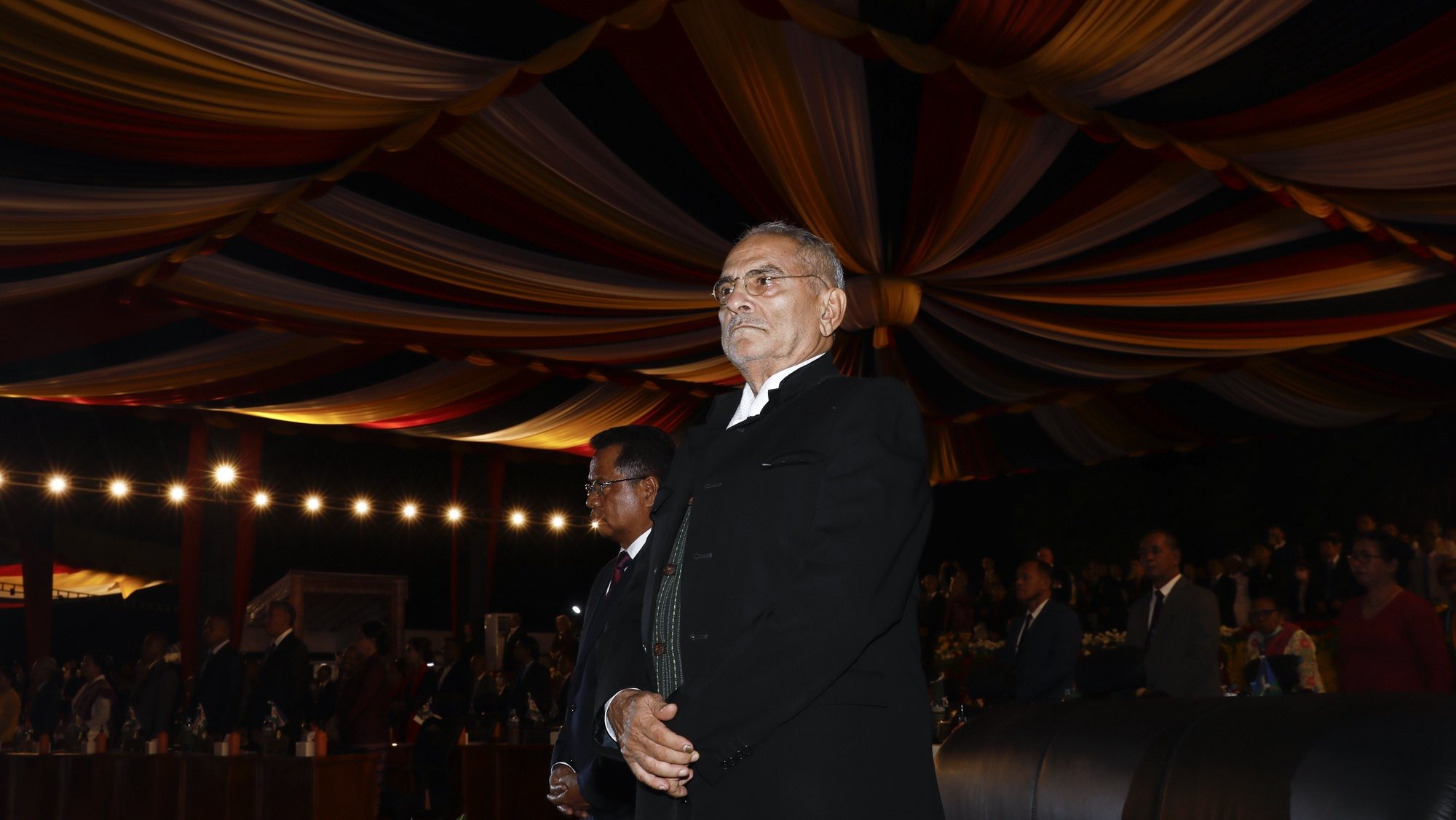 The new President of the Democratic Republic of Timor-Leste, Jose Ramos-Horta, during the swearing in ceremony, in Dili, Timor-Leste, 19 May 2022. ANTONIO COTRIM/LUSA