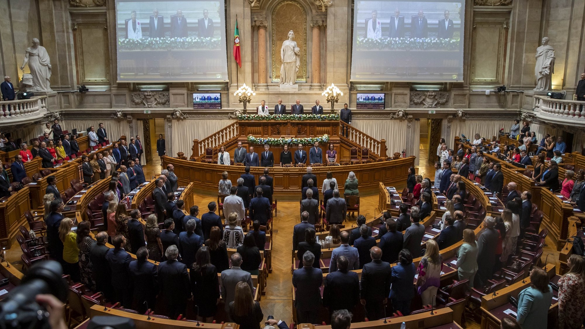 Sessão solene evocativa dos 200 anos da aprovação da Constituição de 1822, na Assembleia da República, em Lisboa, 23 de setembro 2022. JOSE SENA GOULAO/LUSA