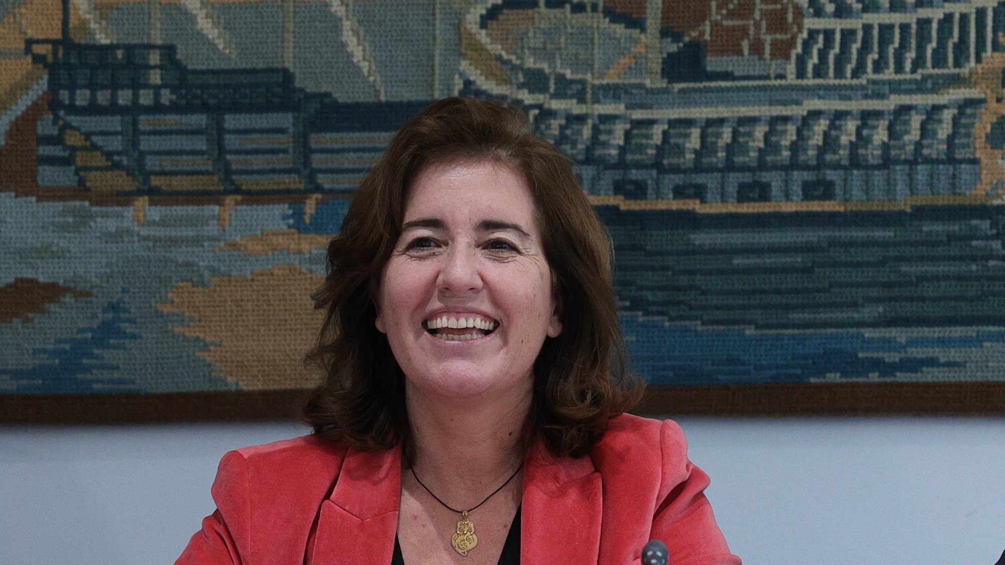 A ministra do Trabalho, Solidariedade e Segurança Social, Ana Mendes Godinho, durante a reunião da Concertação Social, em Lisboa, 23 de novembro de 2022. ANTÓNIO COTRIM/LUSA
