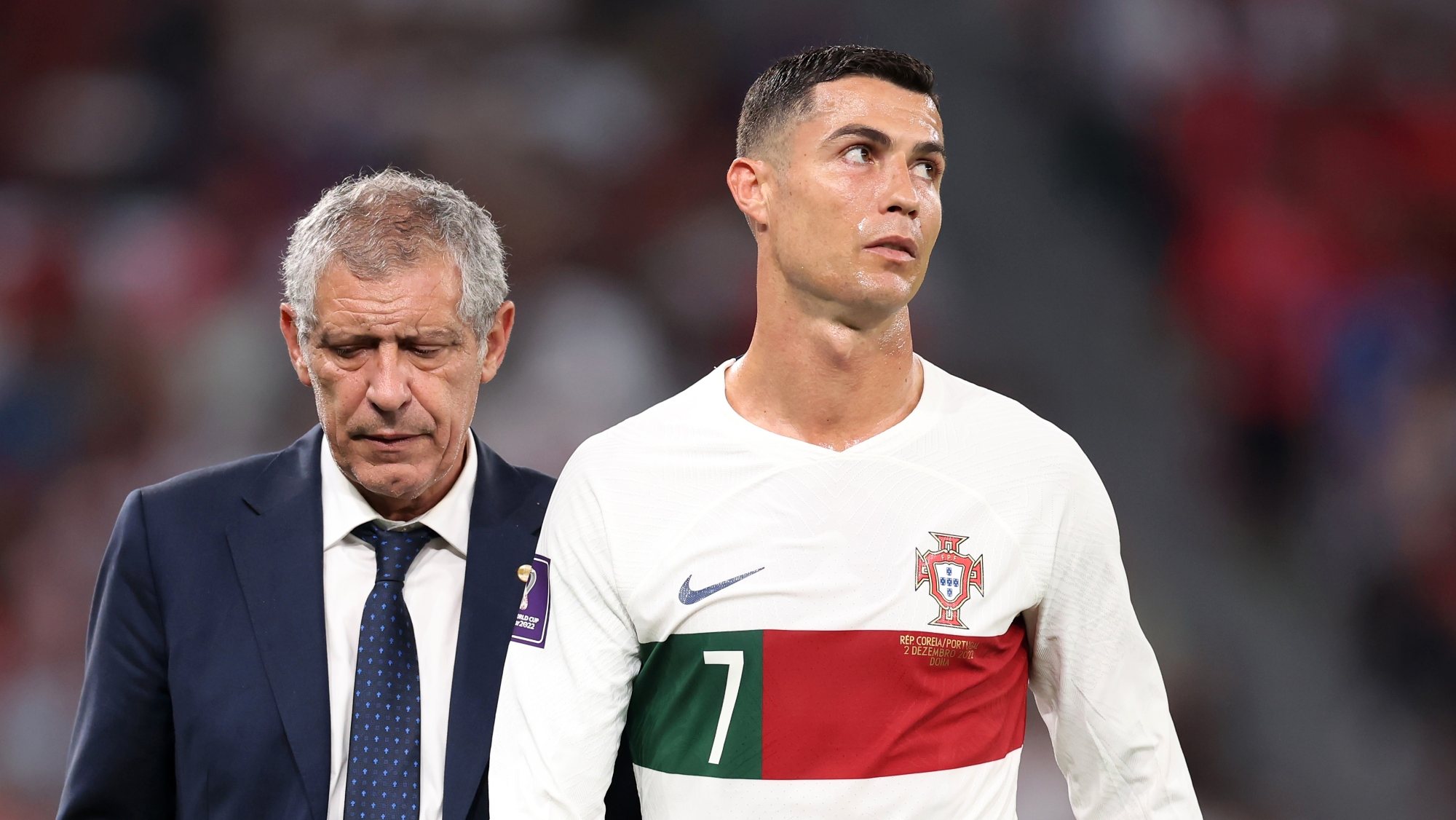 Fernando Santos explicou que falou com Ronaldo a seguir ao almoço no dia do jogo com a Suíça e deu a equipa apenas uma hora e meia antes do jogo