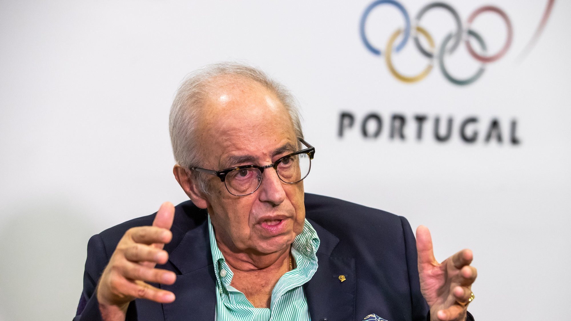 O presidente do Comité Olímpico de Portugal (COP), José Manuel Constantino, em entrevista à Lusa, na sede do COP, em Lisboa, 23  de junho de 2021. (ACOMPANHA TEXTO DO DIA  20 DE JULHO DE 2021) JOSE SENA GOULAO/LUSA