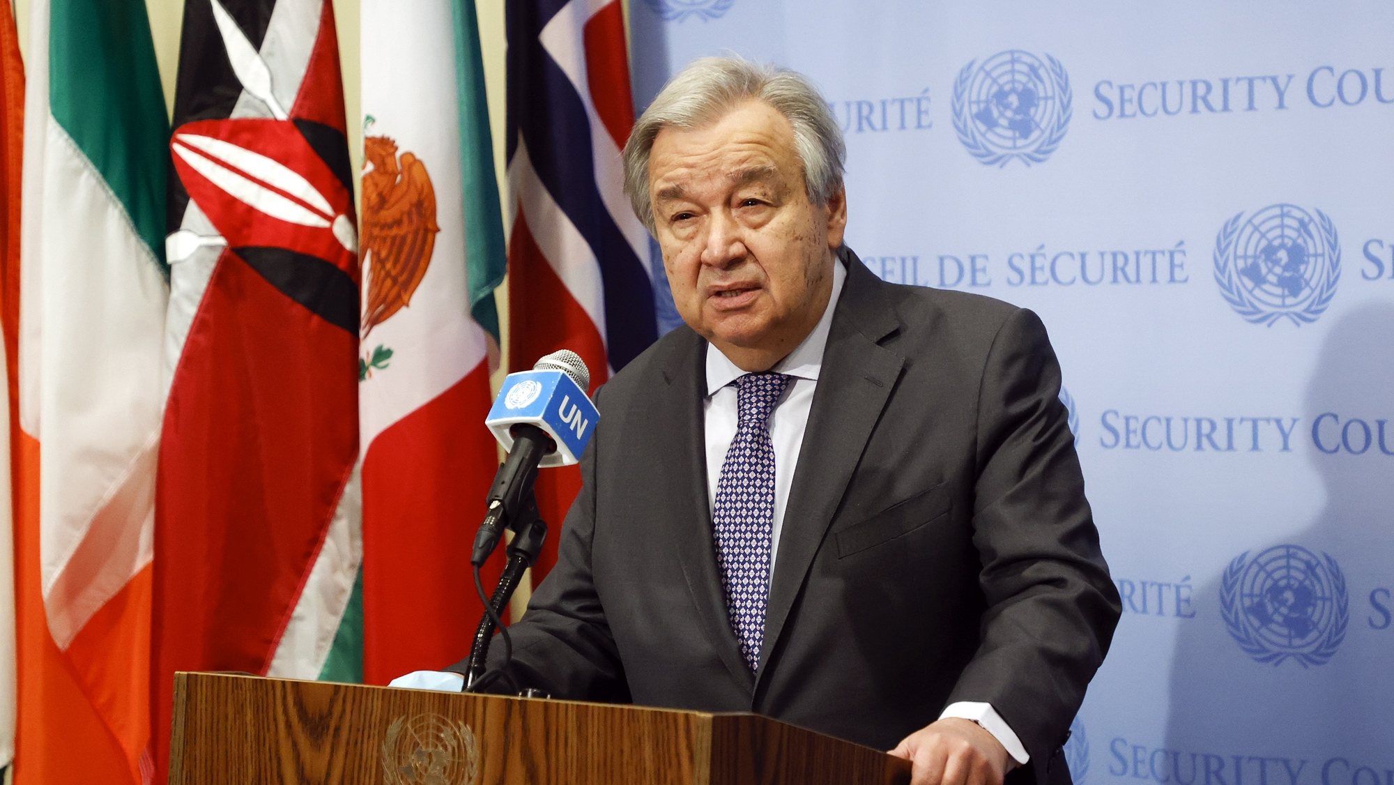 O secretário-geral da Organização das Nações Unidas (ONU), António Guterres