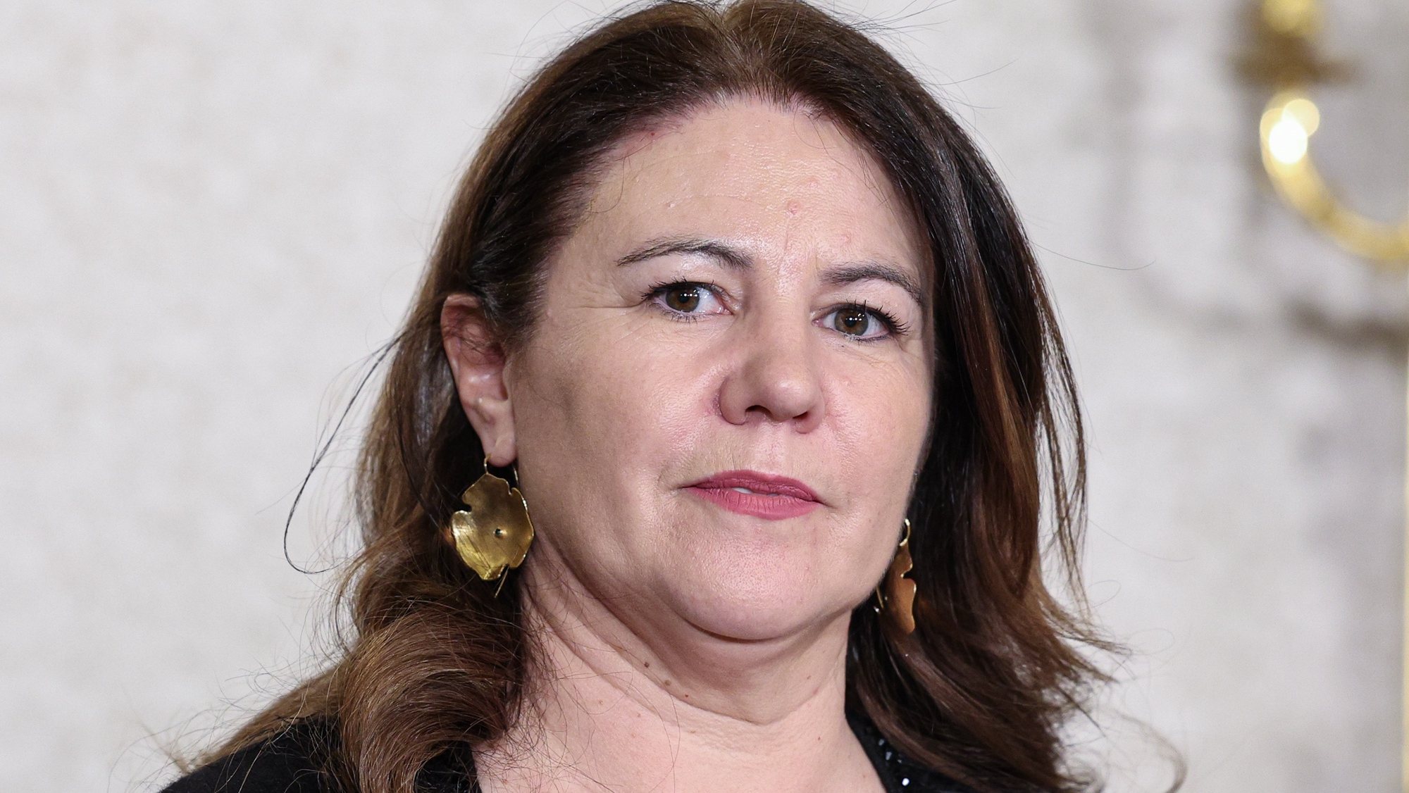 A secretária de Estado da Agricultura, Carla Alves,  durante a cerimónia de tomada de posse que decorreu no Palácio de Belém, em  Lisboa, 04 de janeiro de 2023. ANTÓNIO COTRIM/LUSA