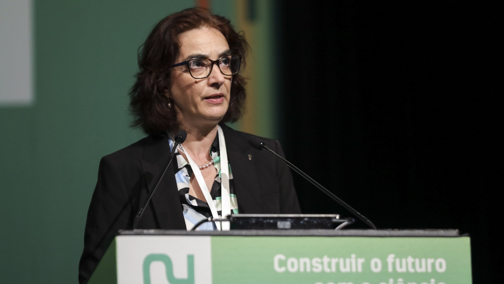 Ministra da Ciência, Tecnologia e Ensino Superior, Elvira Fortunato, intervém no Encontro Ciência 2022 a decorrer no Centro de Congressos de Lisboa, 16 de maio de 2022. MIGUEL A. LOPES/LUSA