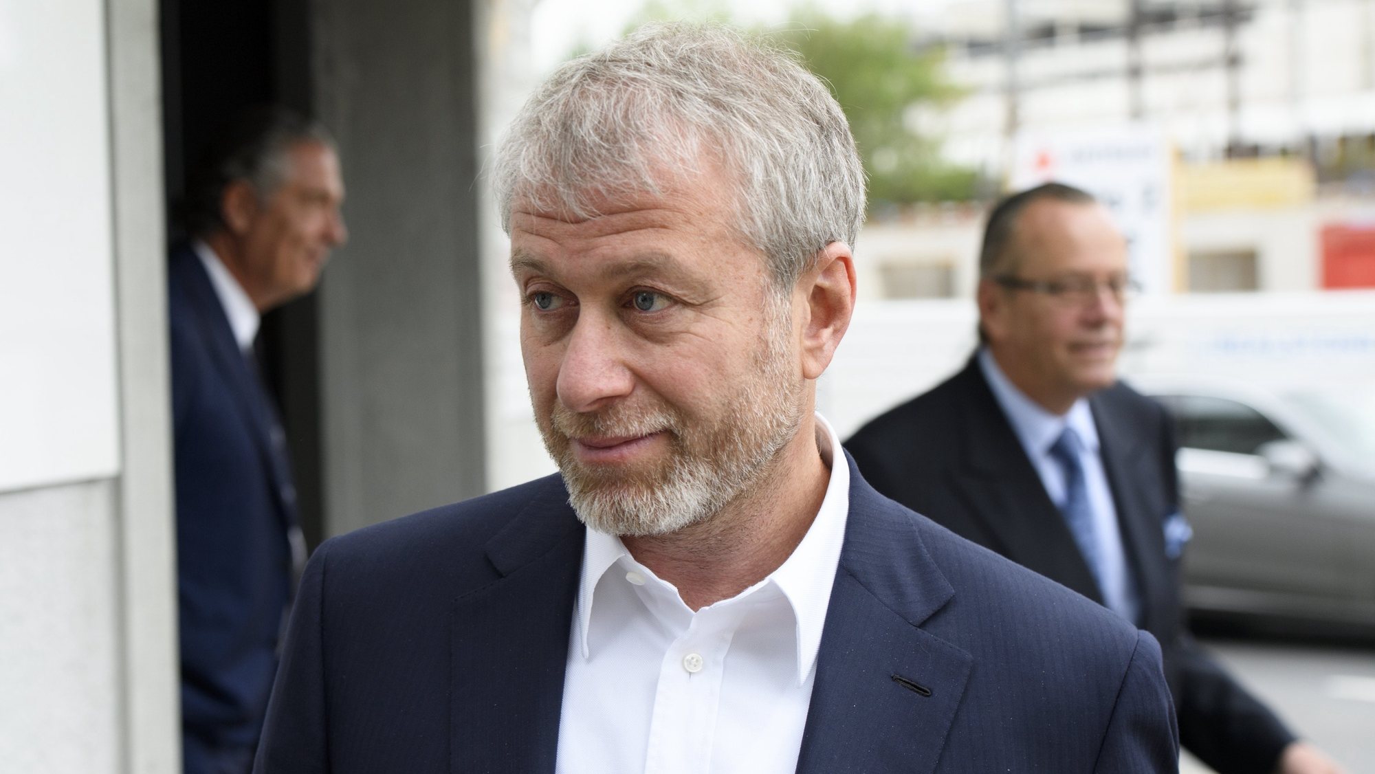 epa06706105 The Russian oligarch Roman Abramovich leaves the opening of the civil proceedings brought by the European Bank for Reconstruction and Development (EBRD) against Abramovich, Shvidler and the Russian giant Gazprom, at the District Court of Sarine in Friburg, Switzerland, 02 May 2018. The EBRD is claiming 46 million francs plus interest since 2005. The shareholders and Gazprom contest the claim for the debt.  EPA/ANTHONY ANEX