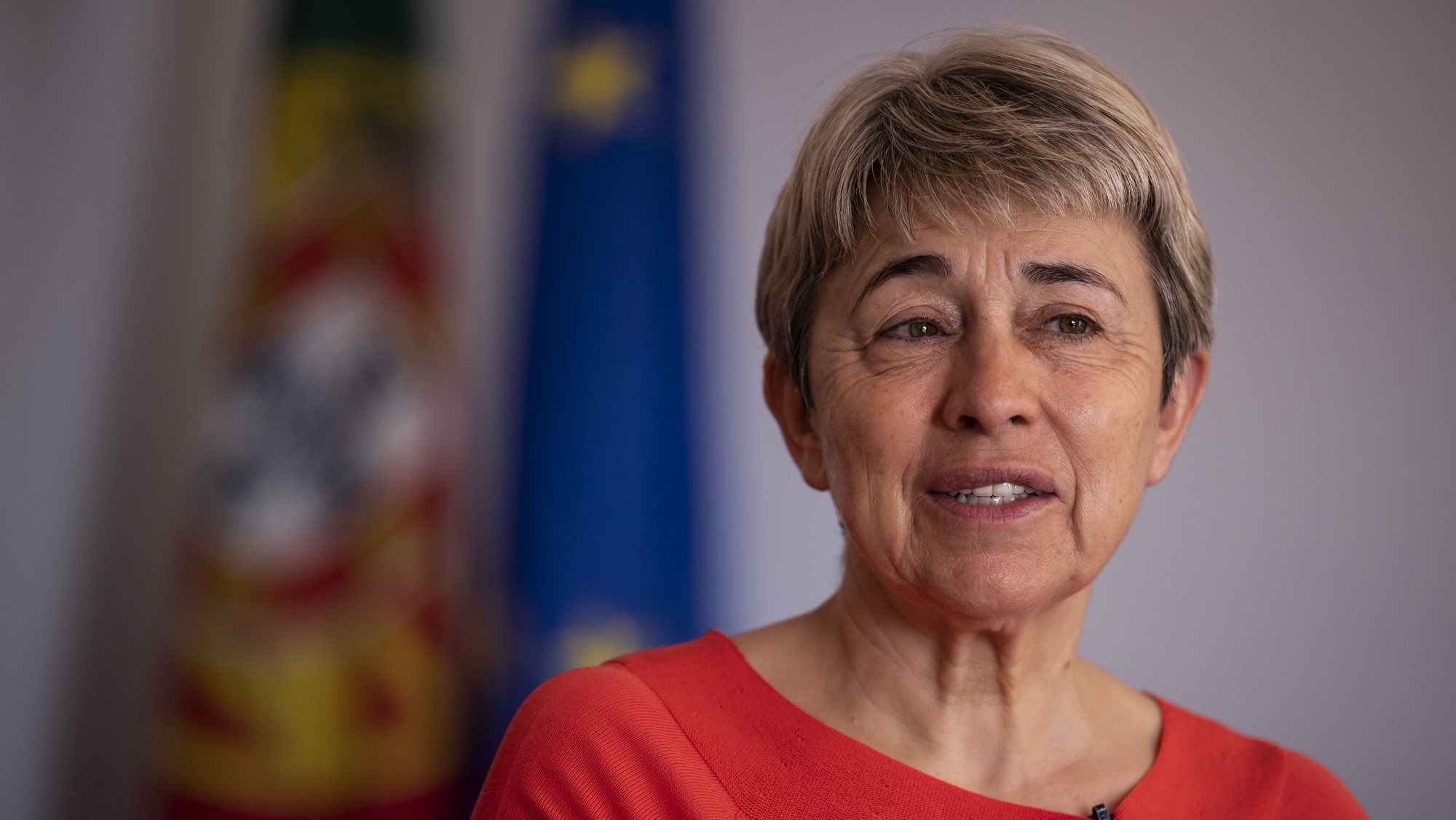 A secretária de Estado das Comunidades Portuguesas, Berta Nunes, durante uma entrevista à agência Lusa, no Palácio das Necessidades, em Lisboa, 15 de julho de 2020. (ACOMPANHA TEXTO DA LUSA DO DIA 17 DE JULHO DE 2020). JOSÉ SENA GOULÃO/LUSA