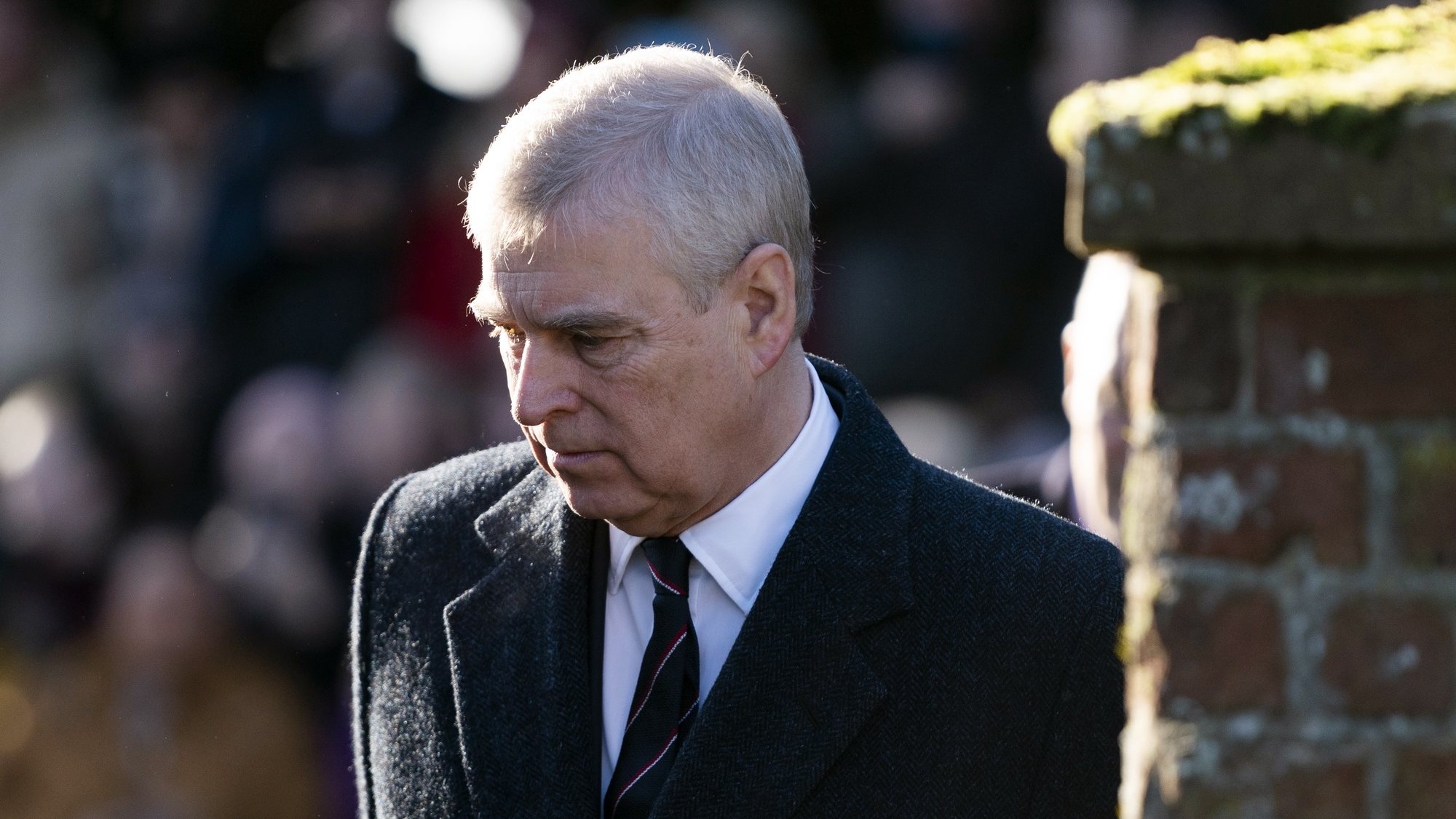 epa09479860 (FILE) - Britain&#039;s Prince Andrew, Duke of York arrives for a church service with Queen Elizabeth II (unseen) at St Mary the Virgin in Hillington, Norfolk, Britain, 19 January 2020 (reissued 21 September 2021). Prince Andrew on 20 September 2021 has been served with legal papers relating to a sexual assault lawsuit against him in the United States, US court documents show.  EPA/WILL OLIVER *** Local Caption *** 55780798