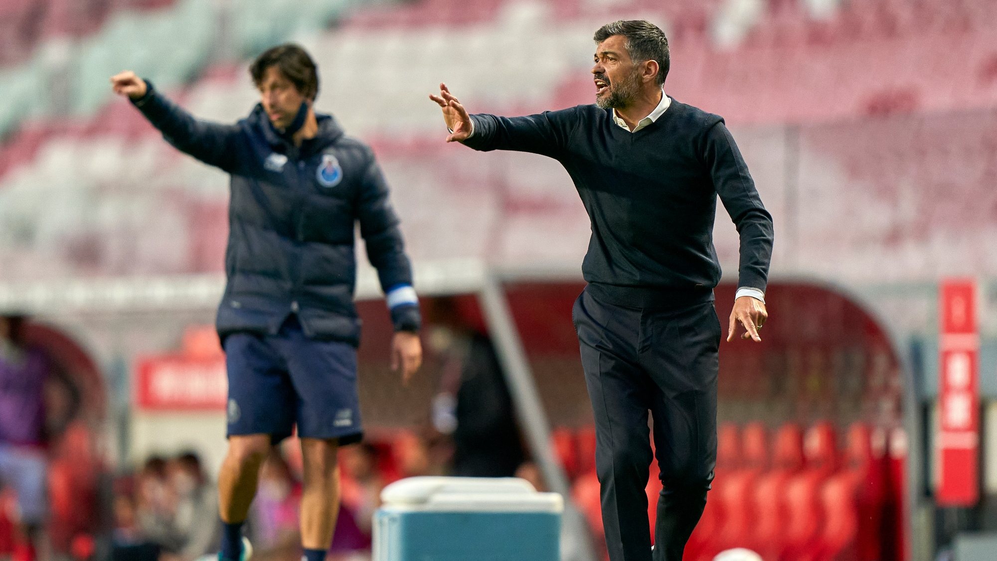 Sérgio Conceição voltou ao banco do FC Porto depois de Vítor Bruno ter orientado a equipa frente ao Famalicão