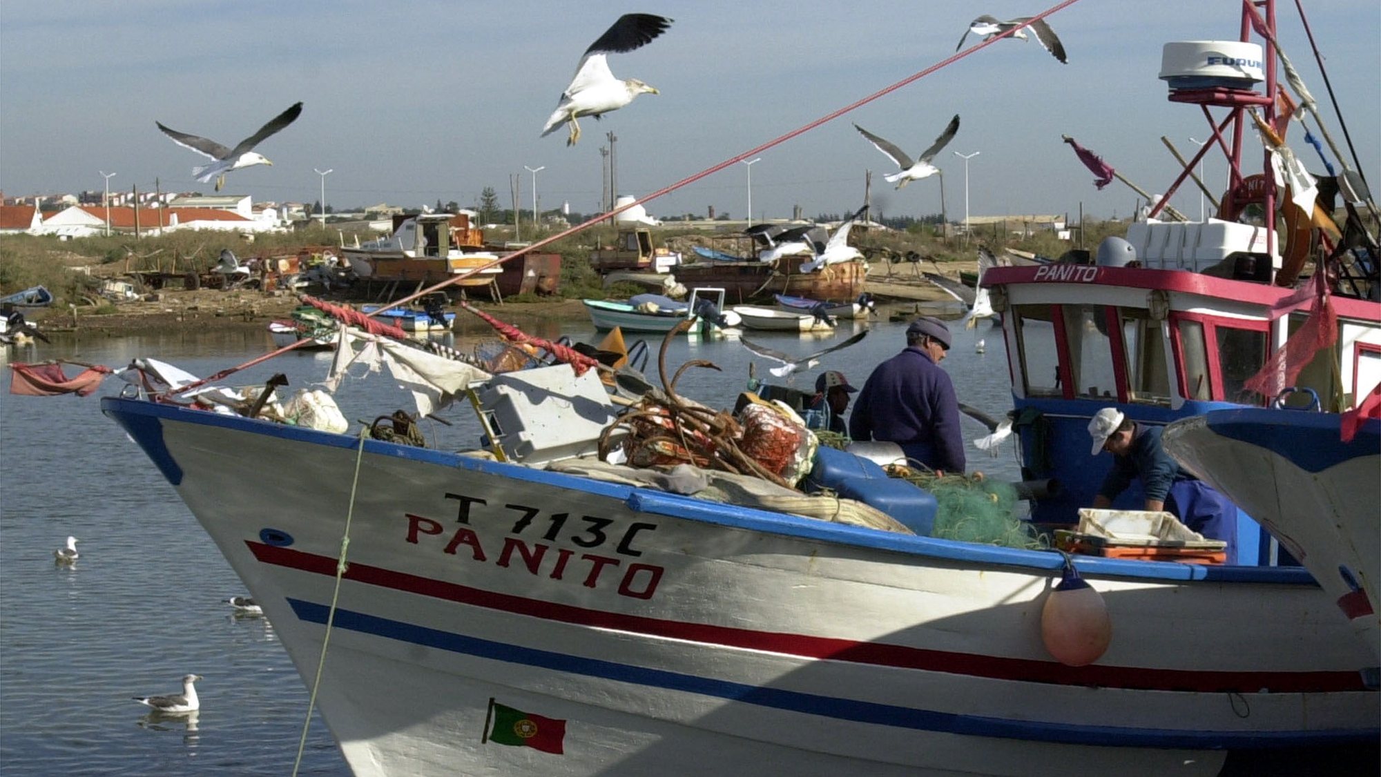 Barco de pesca em Tavira, Algarve