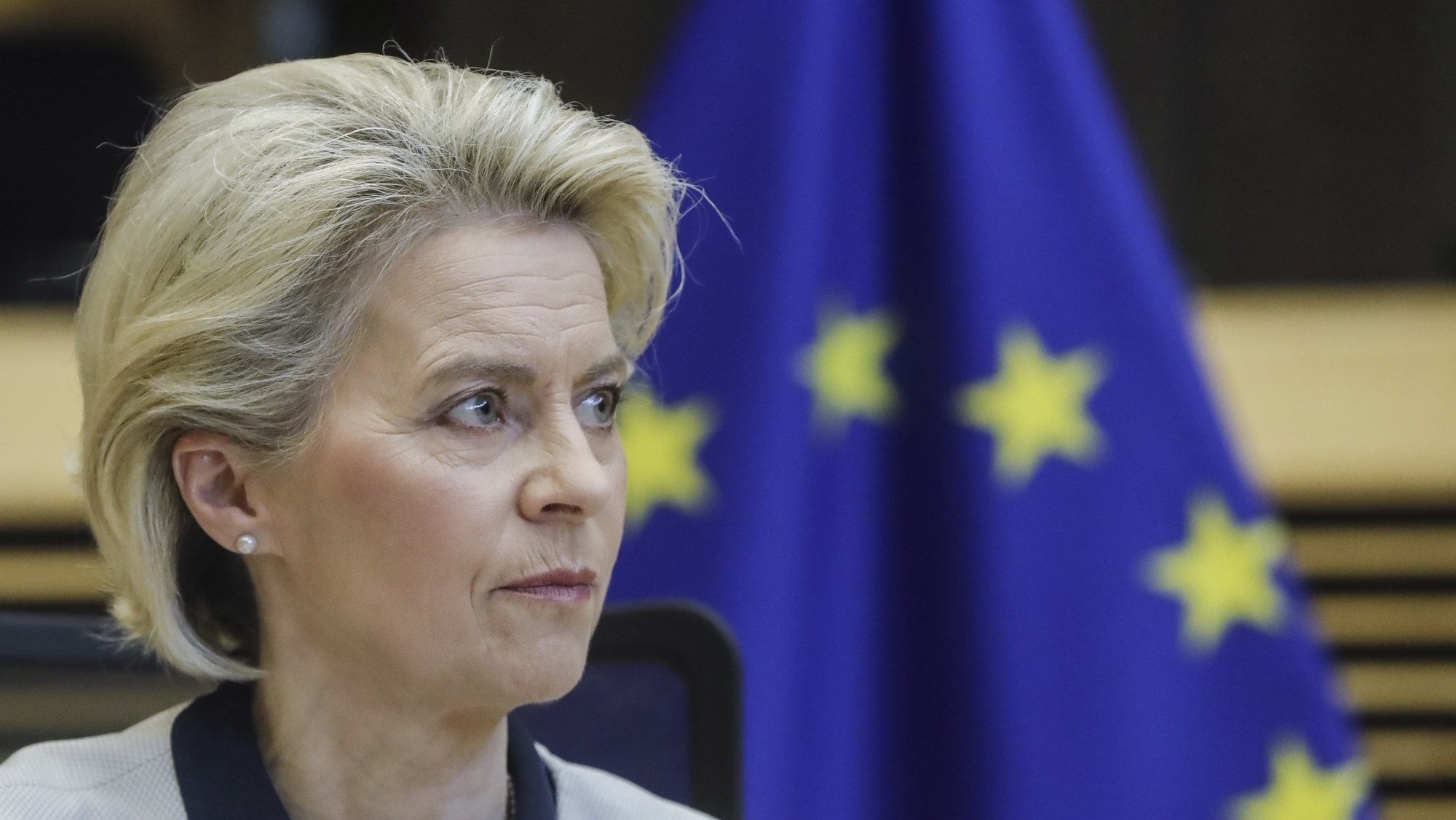 A presidente da Comissão Europeia, Ursula von der Leyen
