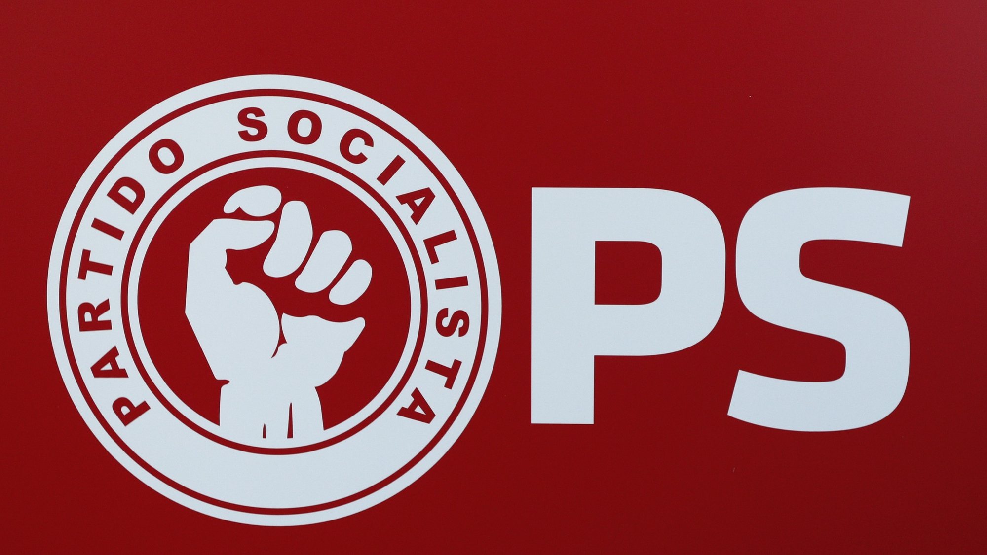 Logotipo do Partido Socialista (PS), Lisboa, 19 de abril de 2021. ANTÓNIO COTRIM/LUSA