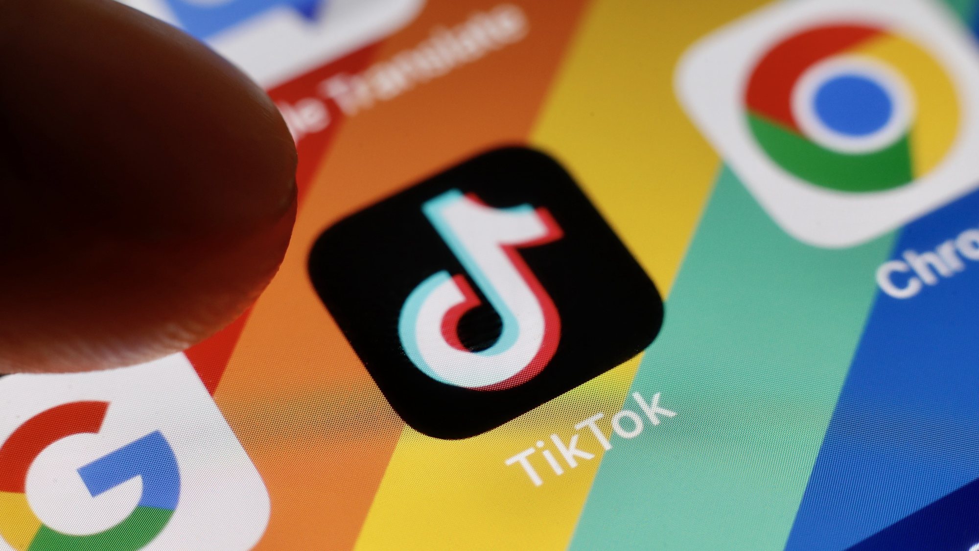epa10351127 The Tiktok application logo is pictured on a smartphone in Taipei, Taiwan, 06 December 2022. On 02 December, the The US Federal Bureau of Investigation (FBI) warned about Tiktok, that it presents national security concerns in regards to the integrity of the application&#039;s algorithm. On 05 December, a Ministry of Digital Affairs (MODA) official announced that the application have been deemed to be &#039;harmful product against national information security.&#039;  EPA/RITCHIE B. TONGO