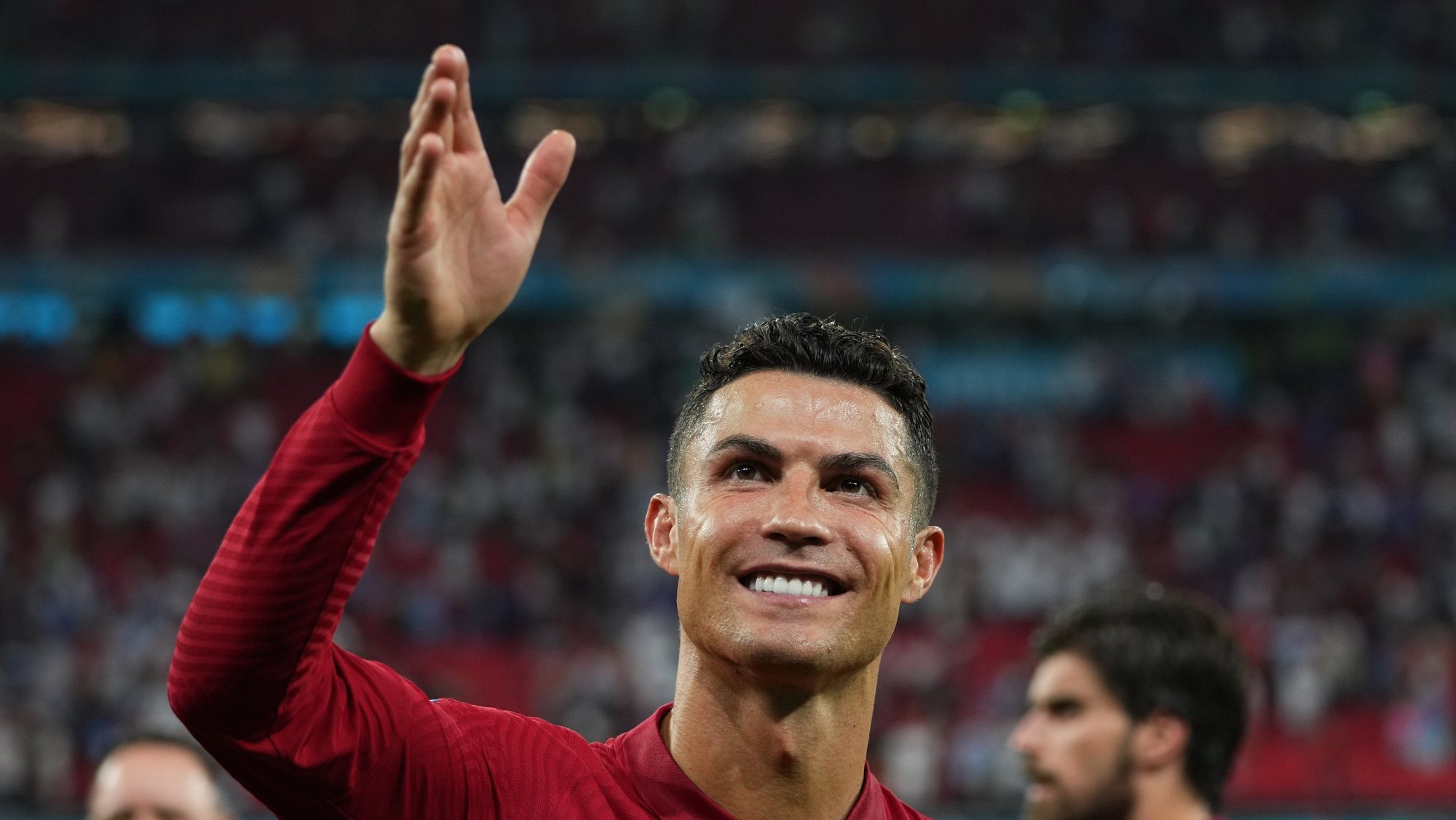 Ronaldo tornou-se o segundo jogador a marcar mais golos nos três jogos da fase de grupos (cinco), apenas superado pelos sete de Michel Platini