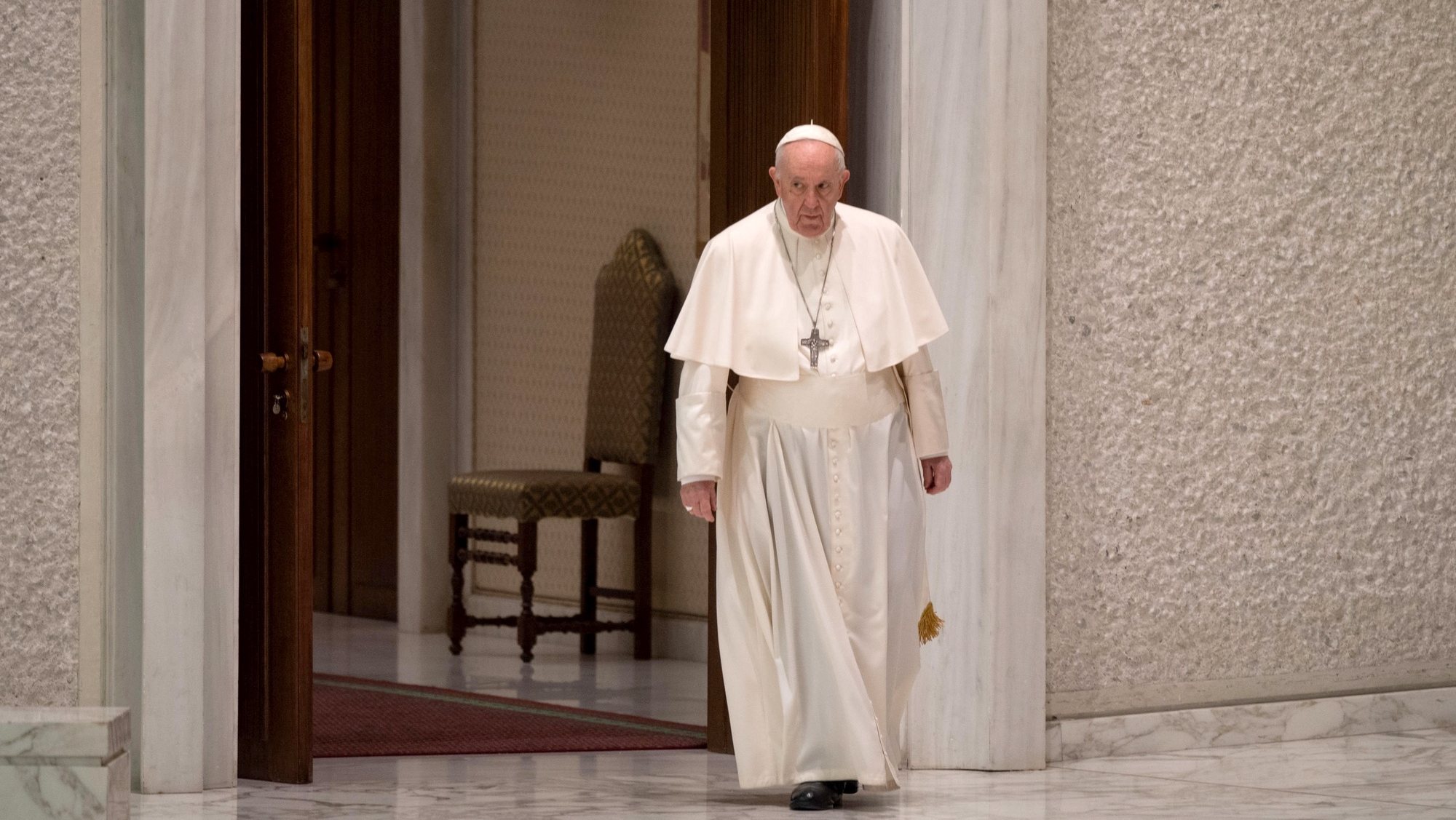 O Papa Franciso no Vaticano