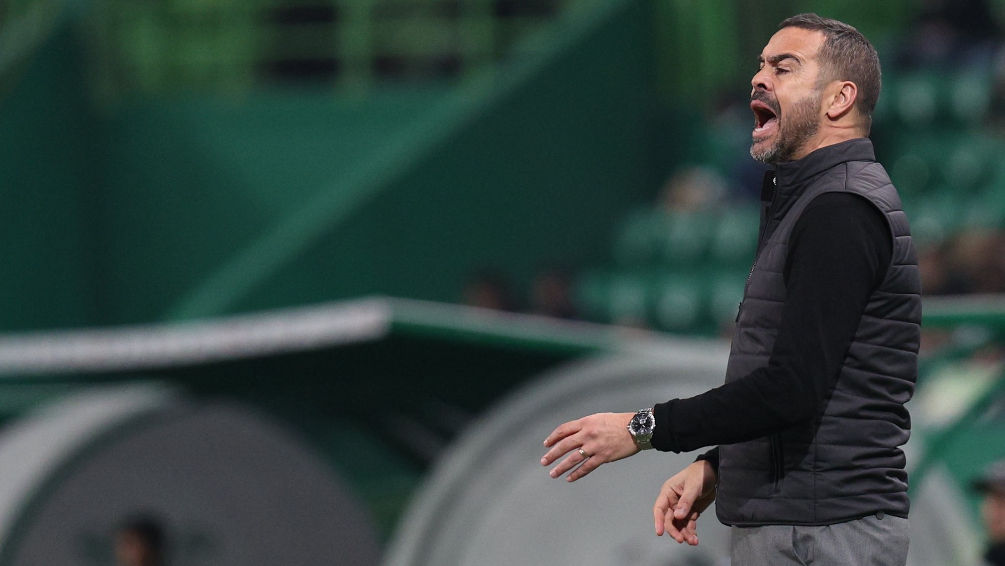 Sporting de Braga´s head coach Artur Jorge during the Portuguese First League soccer match with Sporting held at Alvalade Stadium in Lisbon, Portugal, 01 Februray 2023. ANTONIO COTRIM/LUSA