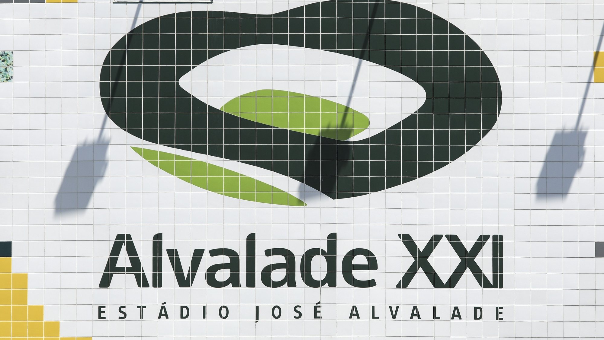 Simbolo do Sporting junto Estádio Alvalade XXI antigo Estádio José Alvalade, estádio do Sporting em Lisboa. 21 de maio de 2018. MIGUEL A. LOPES/LUSA