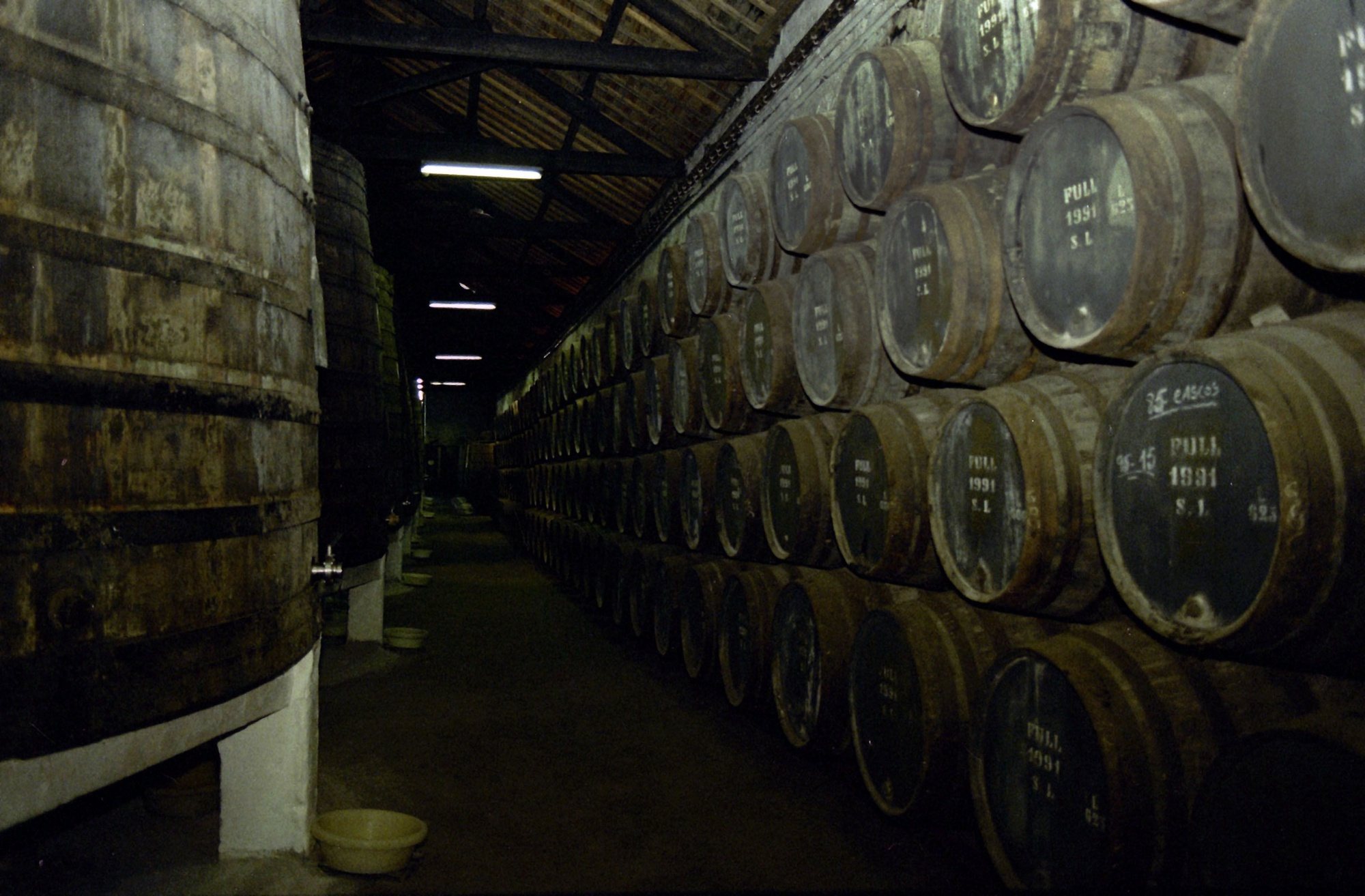 Pipas de vinho armazenadas nas Caves de Vinho Porto em Vila Nova de Gaia, a 8 de fevereiro de 1994.

Francisco Neves / Lusa