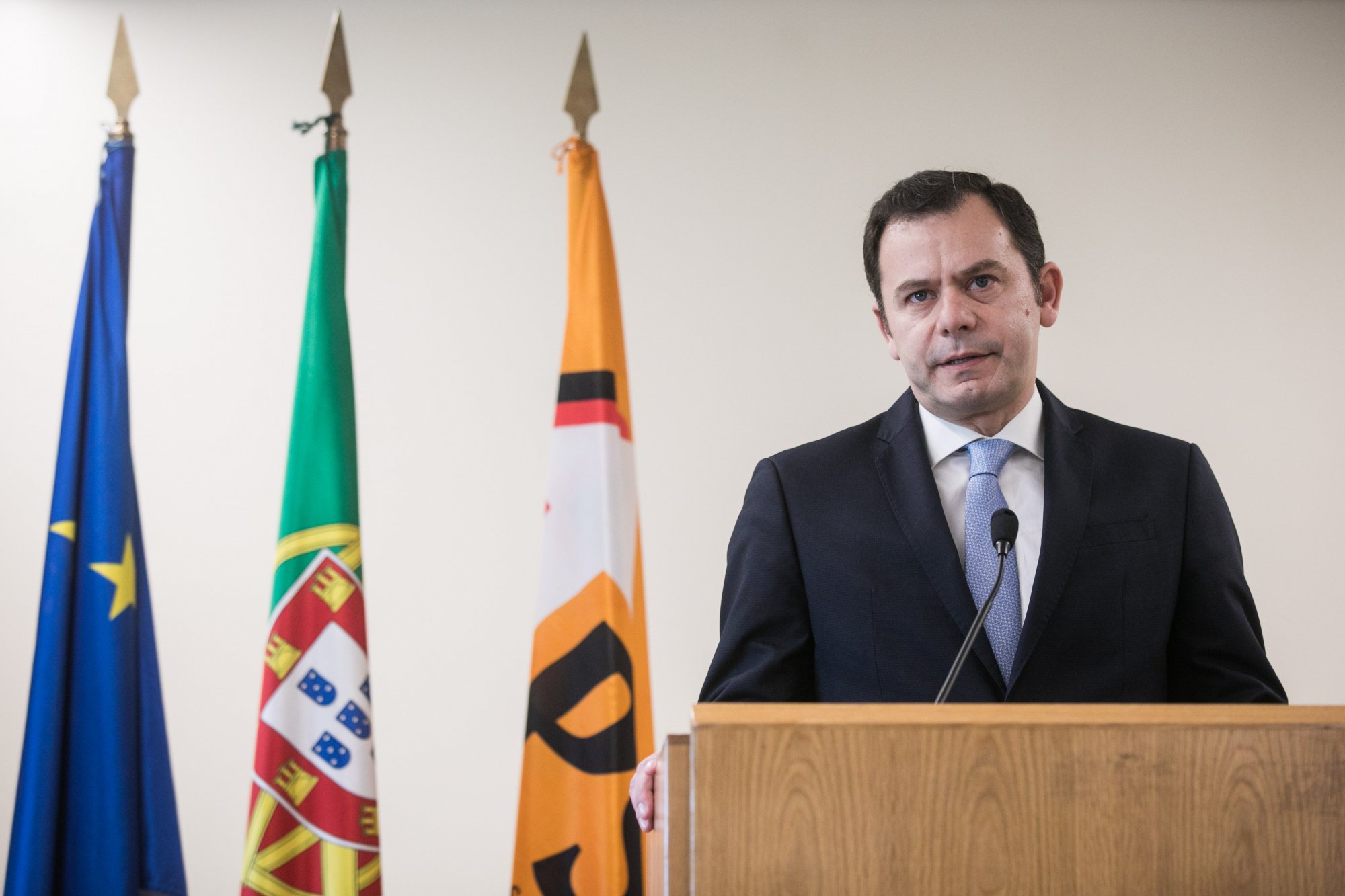 Luís Montenegro apresenta a sua candidatura à liderança do PSD, no CCB. 11 de janeiro e 2019. JOÃO PORFÍRIO/OBSERVADOR
