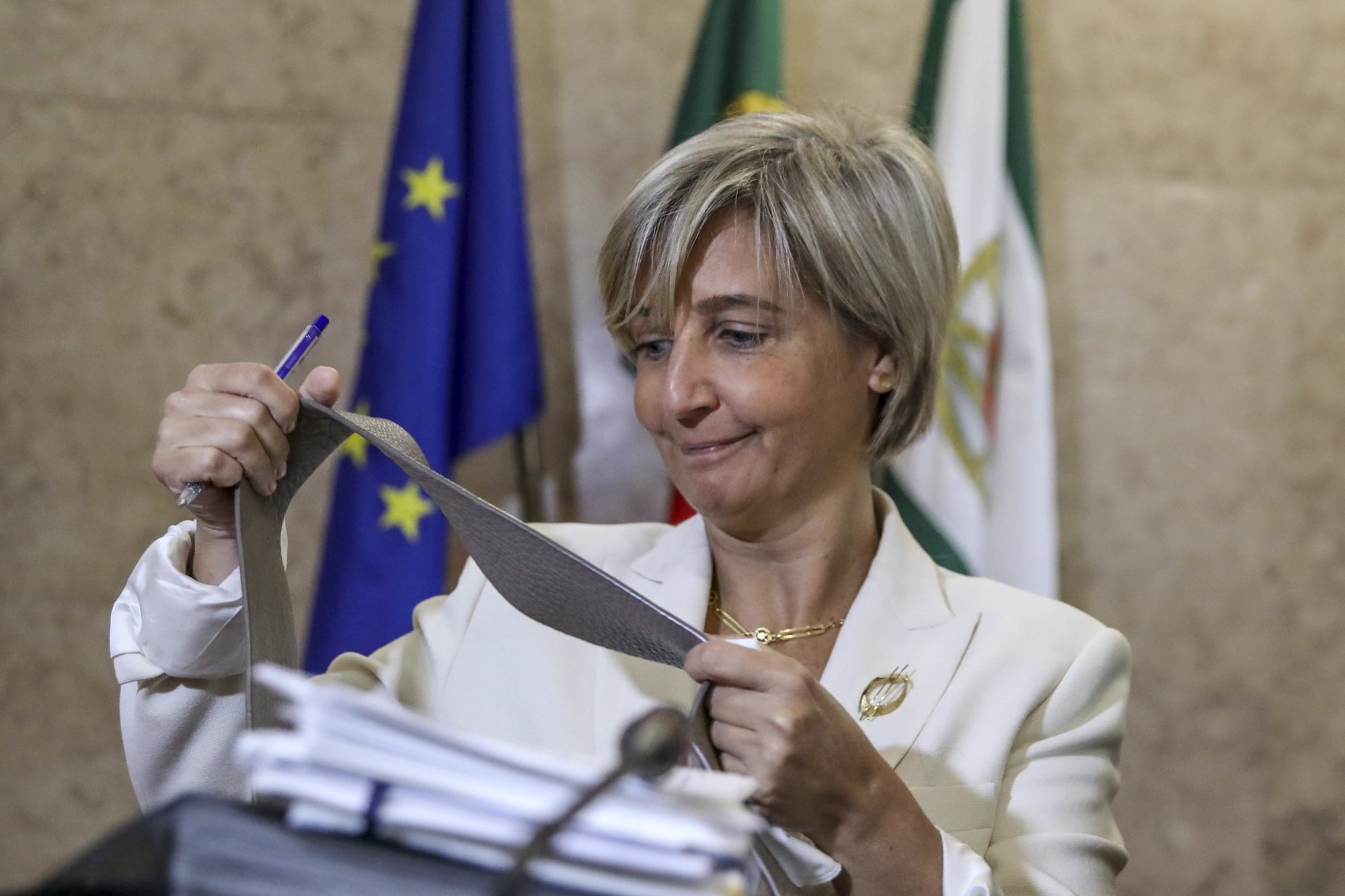 A ministra da Saúde, Marta Temido, durante a sua audição perante a Comissão de Saúde, na Assembleia da República, em Lisboa, 29 de junho de 2022. ANTÓNIO COTRIM/LUSA