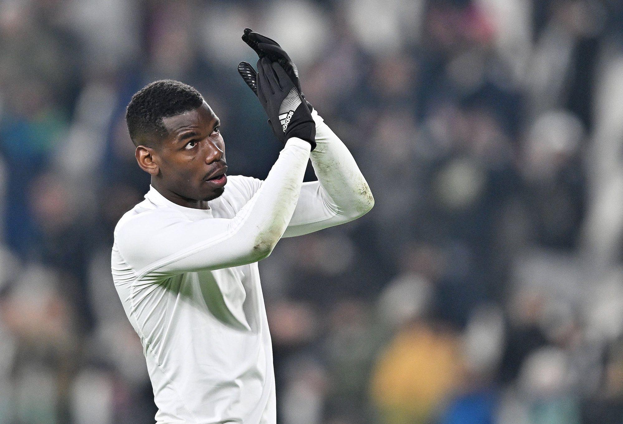 epa10496054 Juventus&#039; Paul Pogba reacts after the Italian Serie A soccer match Juventus FC vs Torino FC at the Allianz Stadium in Turin, Italy, 28 February 2023,  EPA/ALESSANDRO DI MARCO