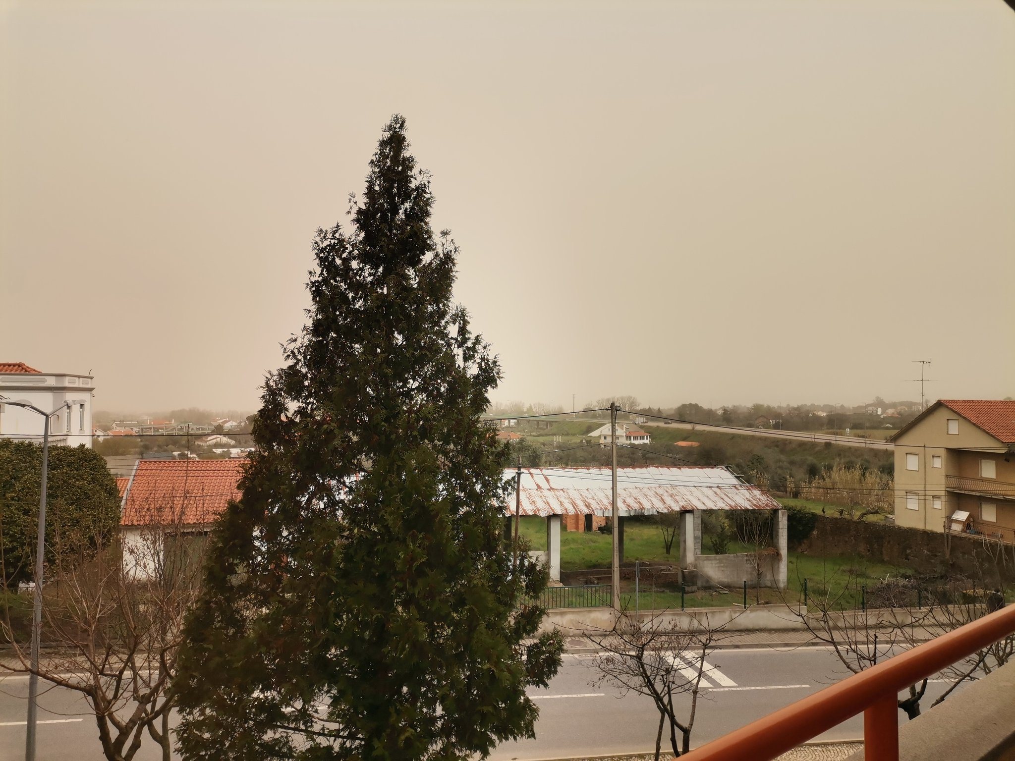 Chuva de barro em Portugal
